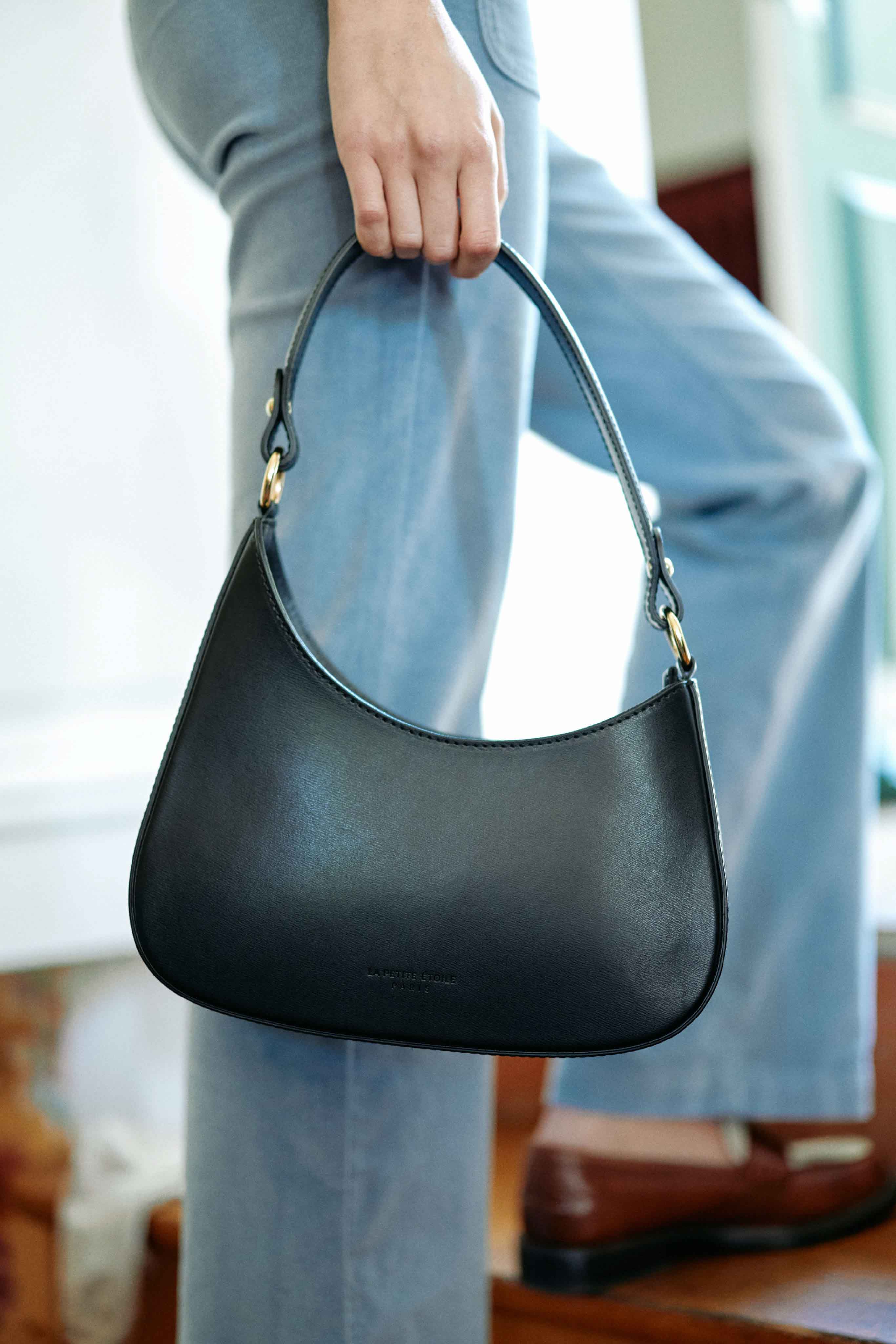 Sac en cuir Adam - Noir