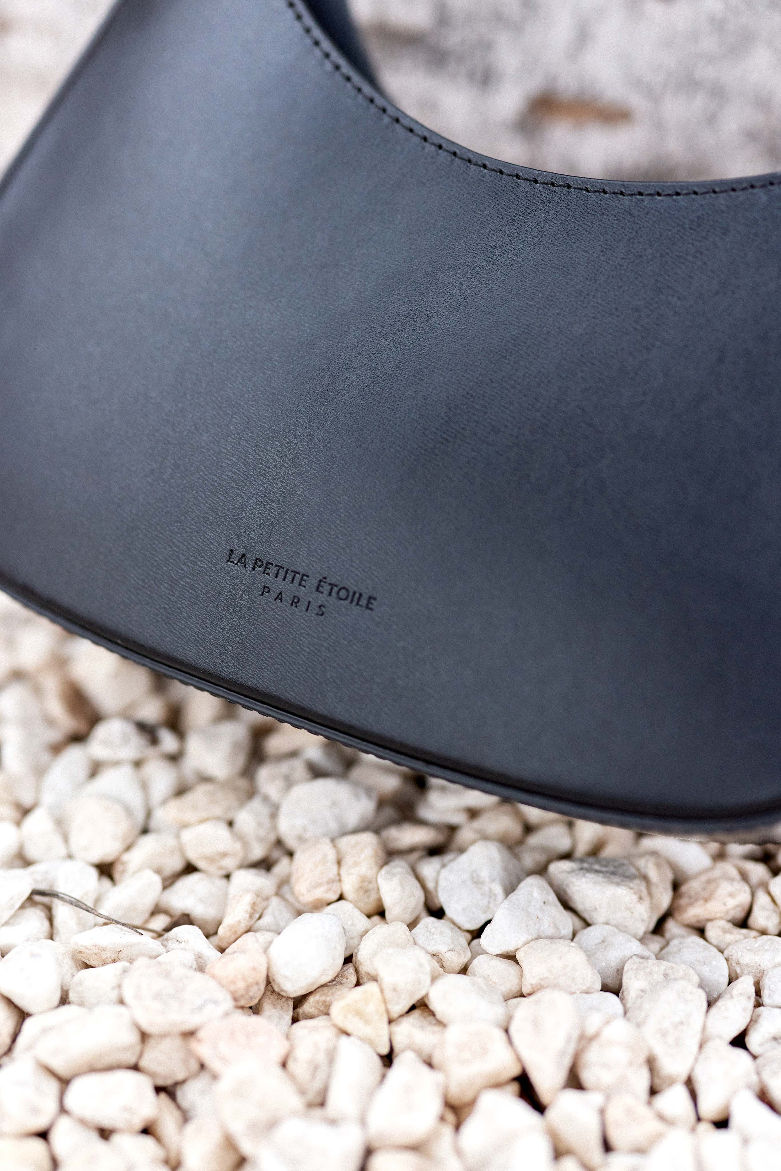 Schwarze Ledertasche - Adam