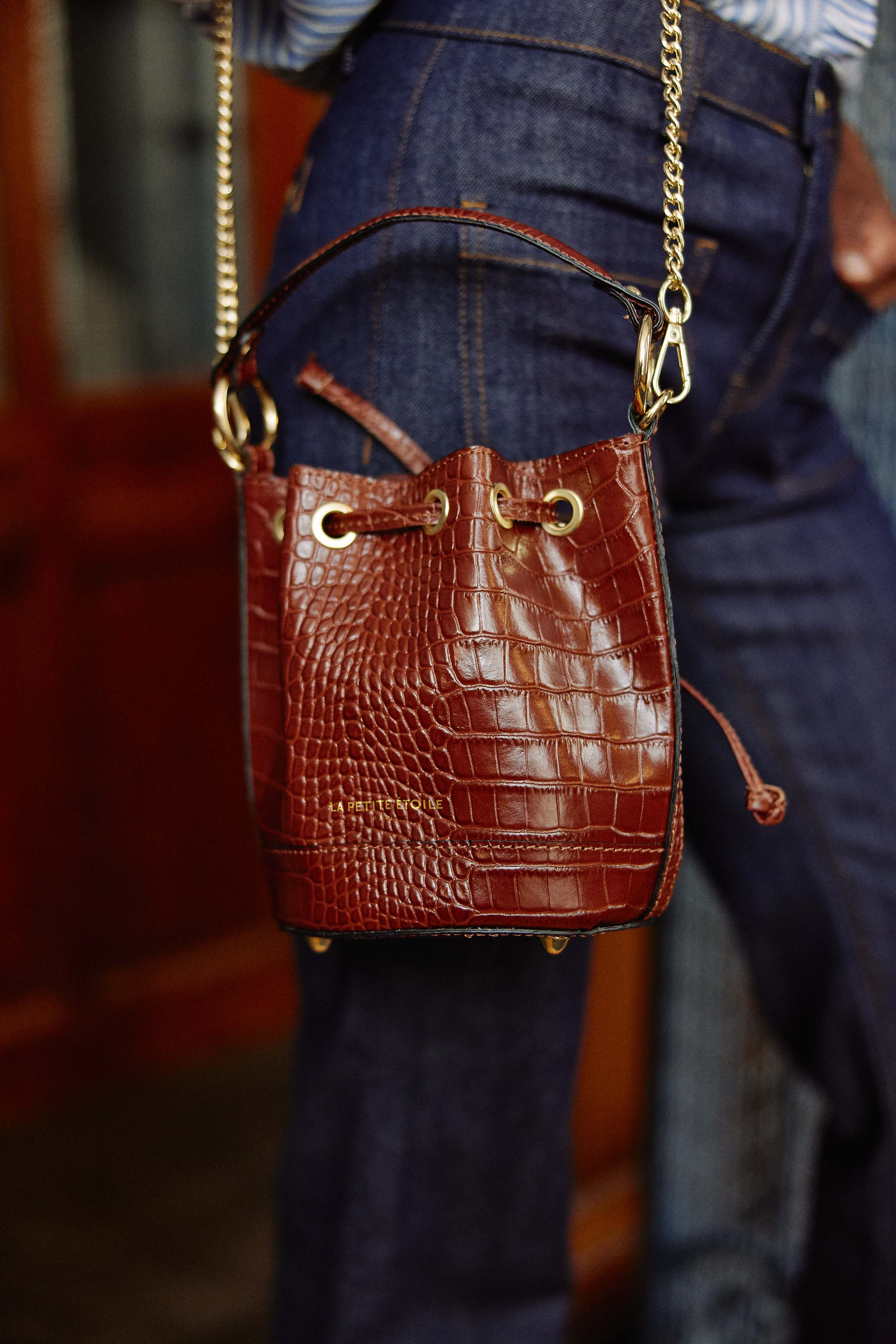 ★AMI PARIS★Camel Leather Lou Bag★ Designer Bags & Accessories | AMI PARIS
