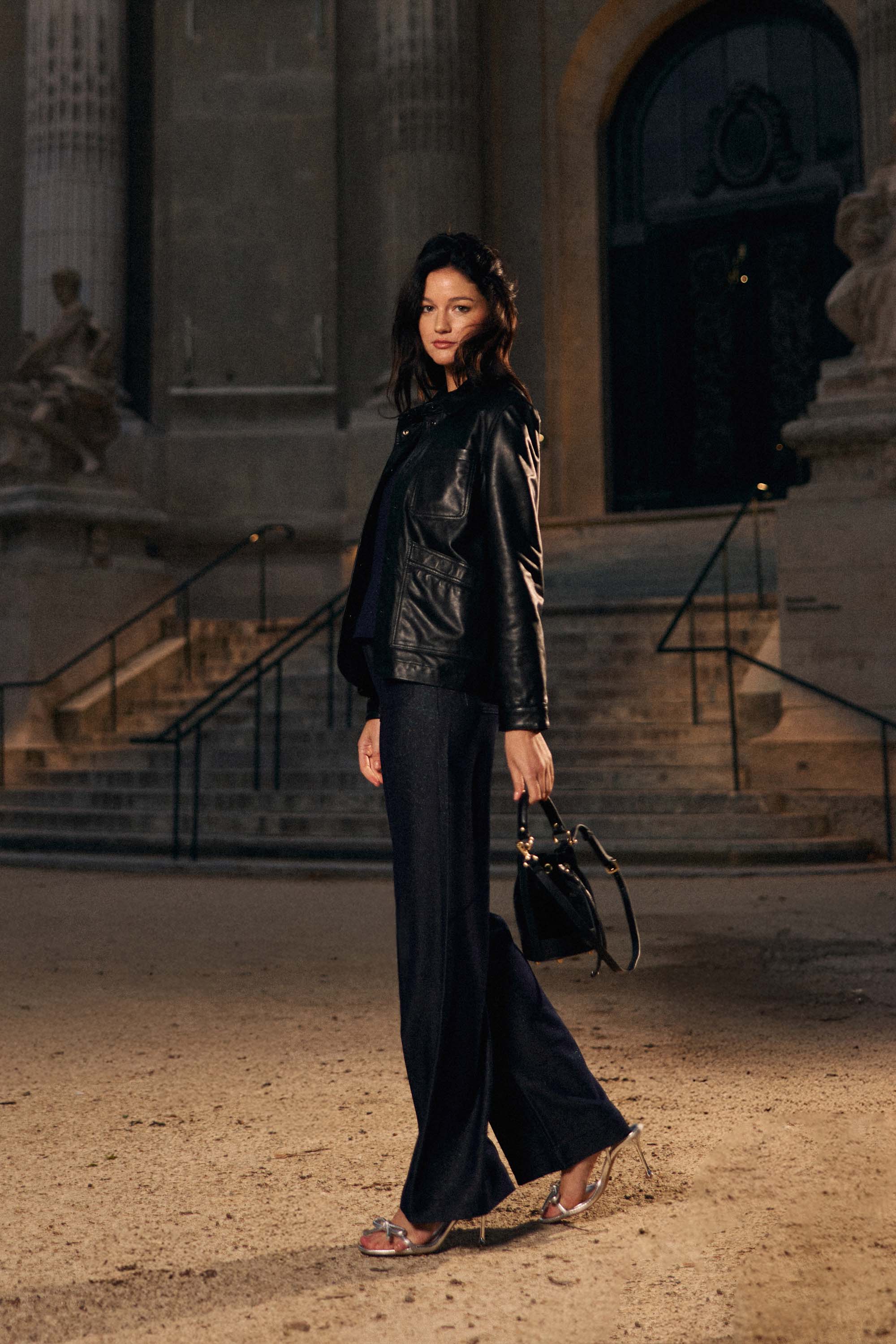 Sac cuir noir - Aimmy