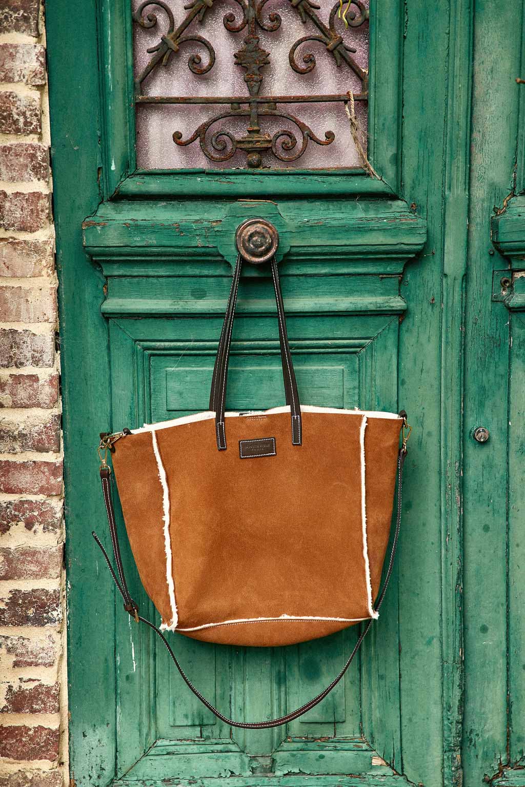 Sac cabas en cuir camel femme Aldo LA PETITE ÉTOILE Paris