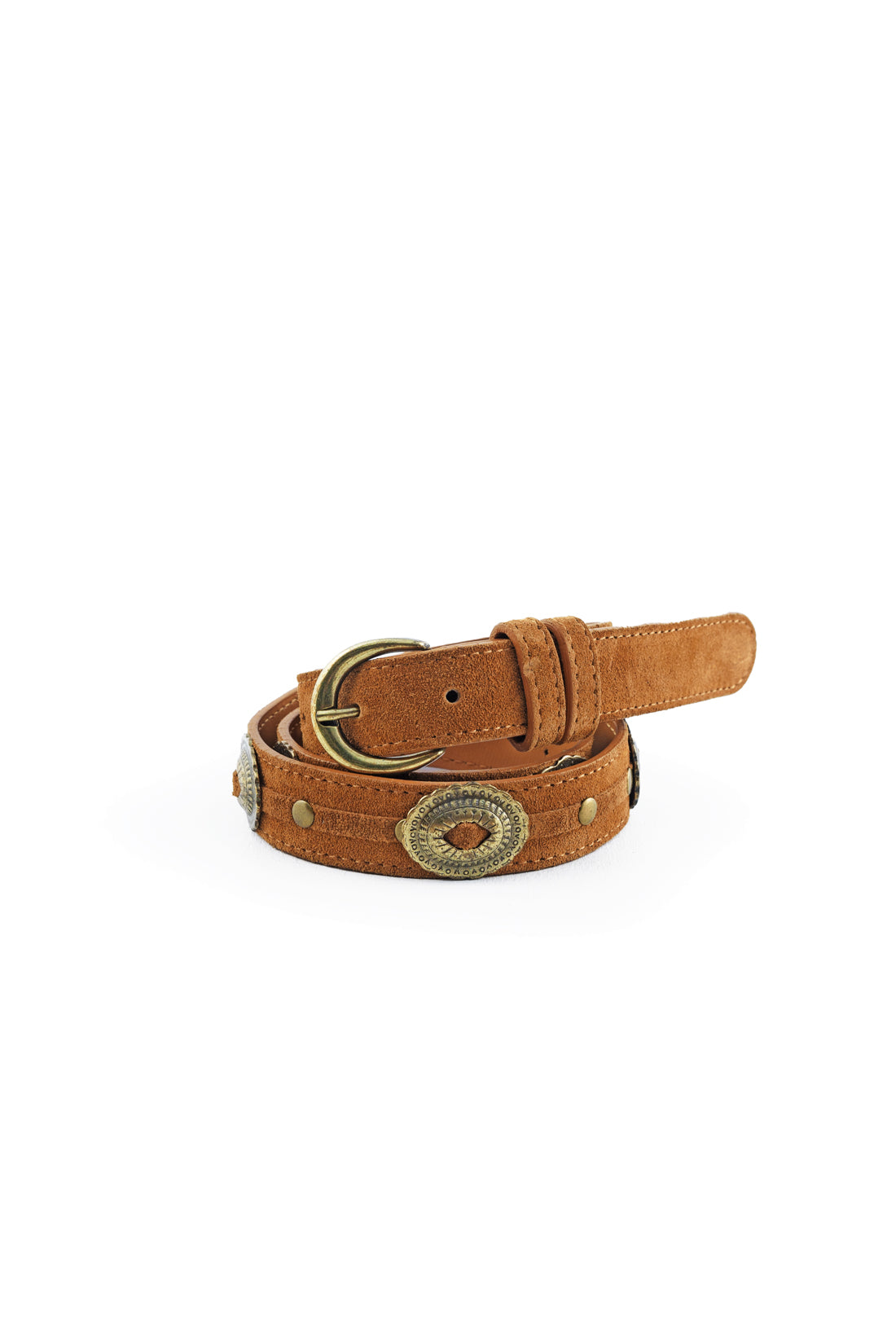 Camel leather belt - Alicio