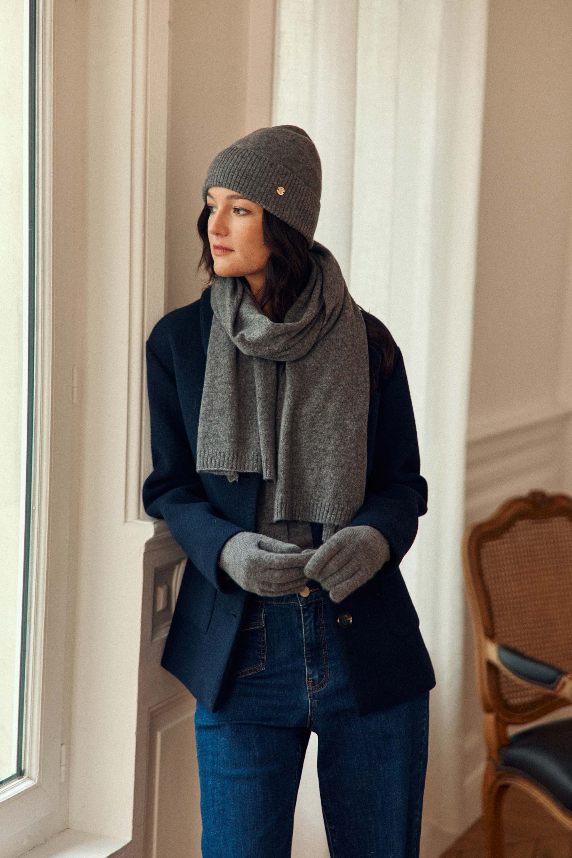 Echarpe Alina - Gris Chine