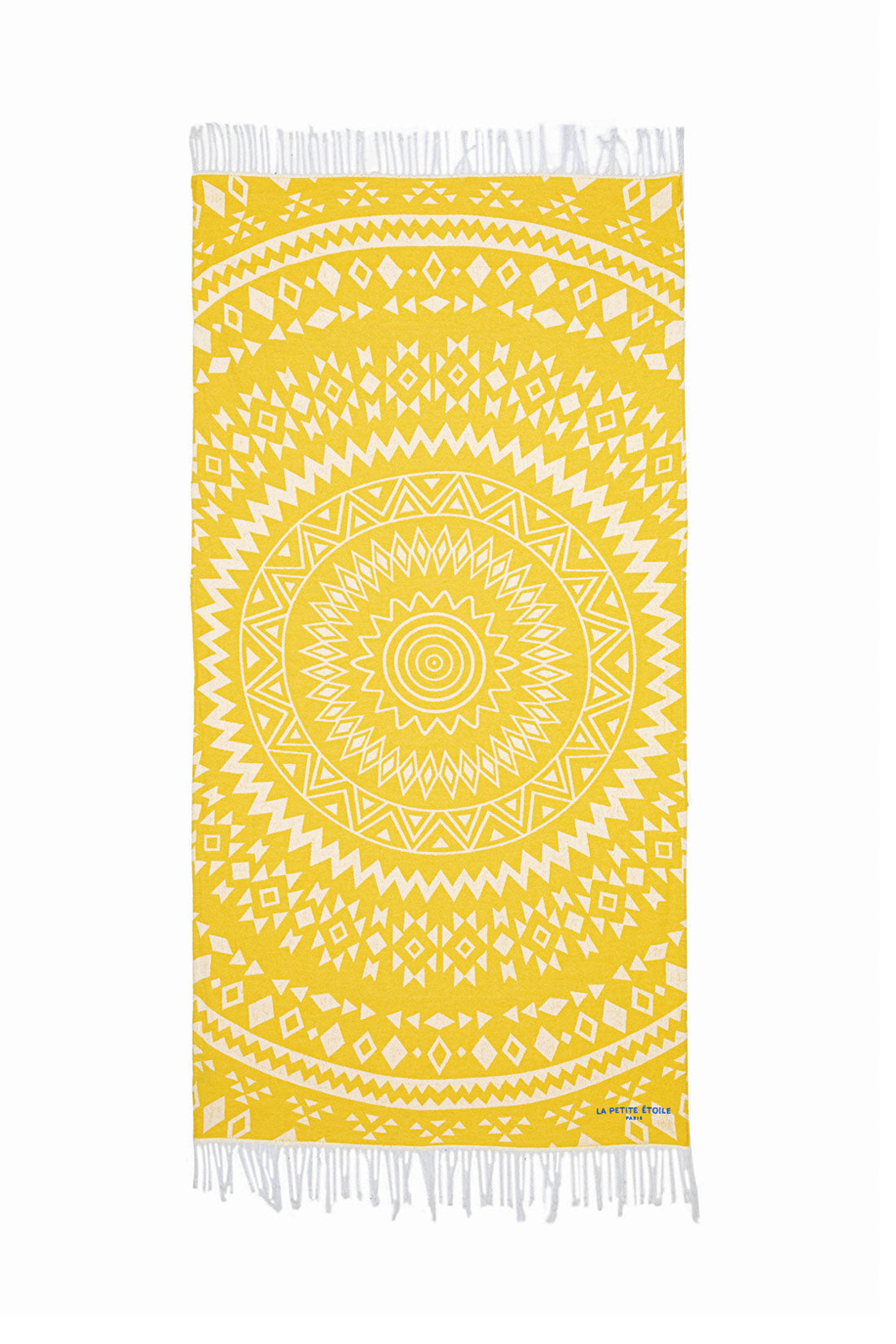 Fouta à motif jaune - Alix