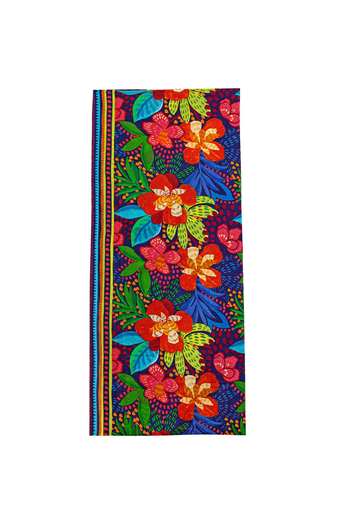 Floral pattern pareo - Amber