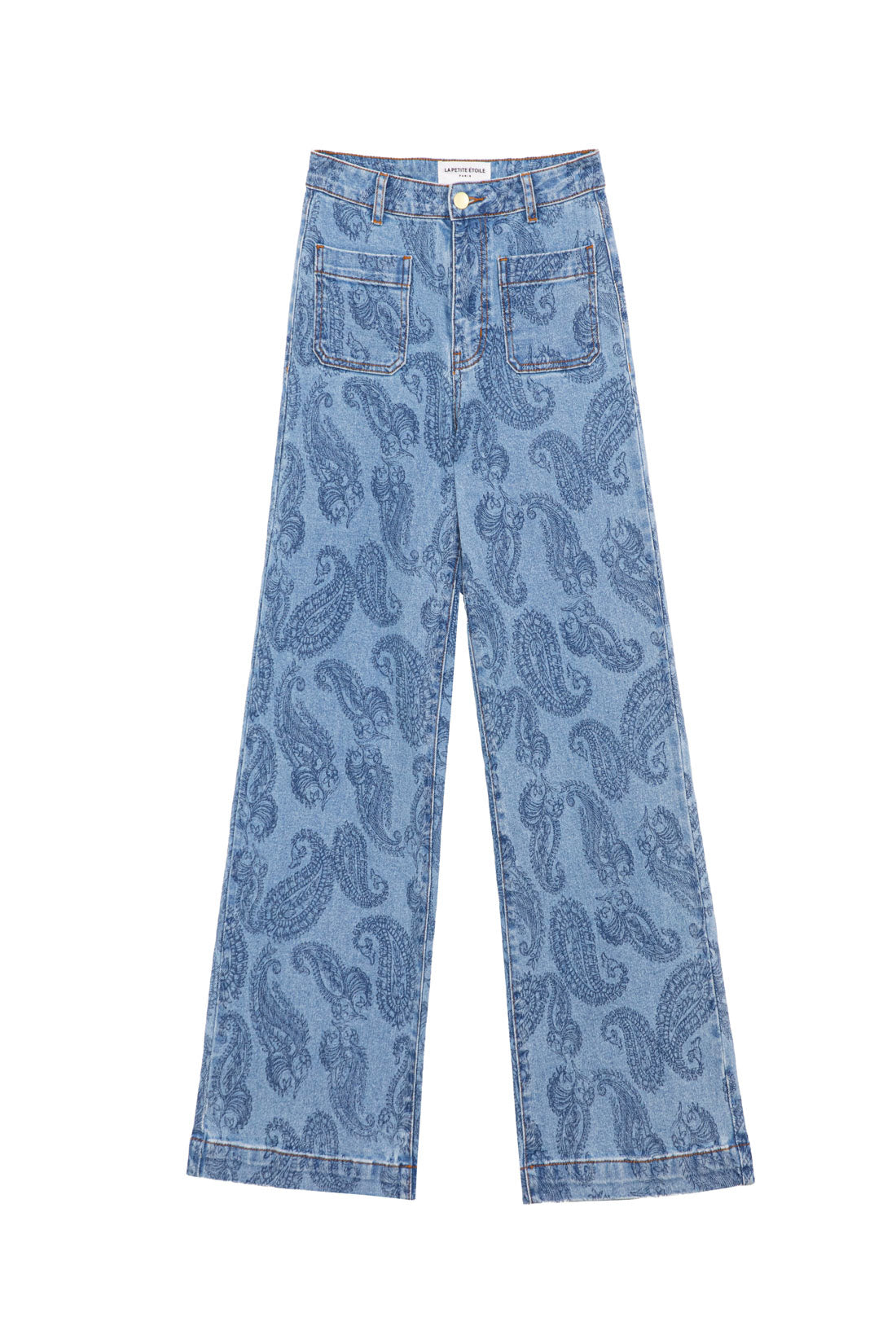Paisley print flare jeans - Atlanty