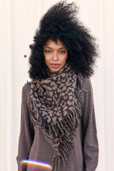 Audrey - Foulard léopard