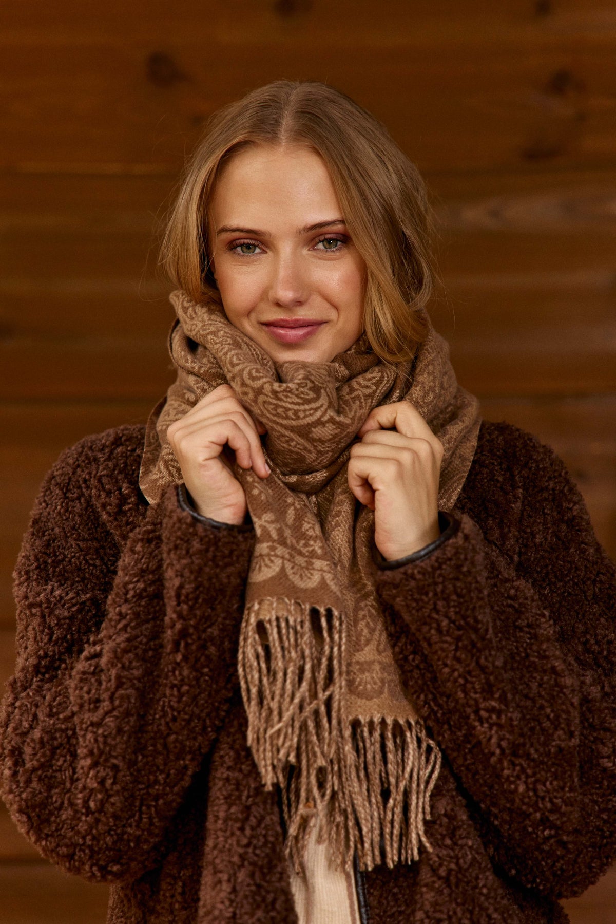 Ayla - Gemusterter Schal