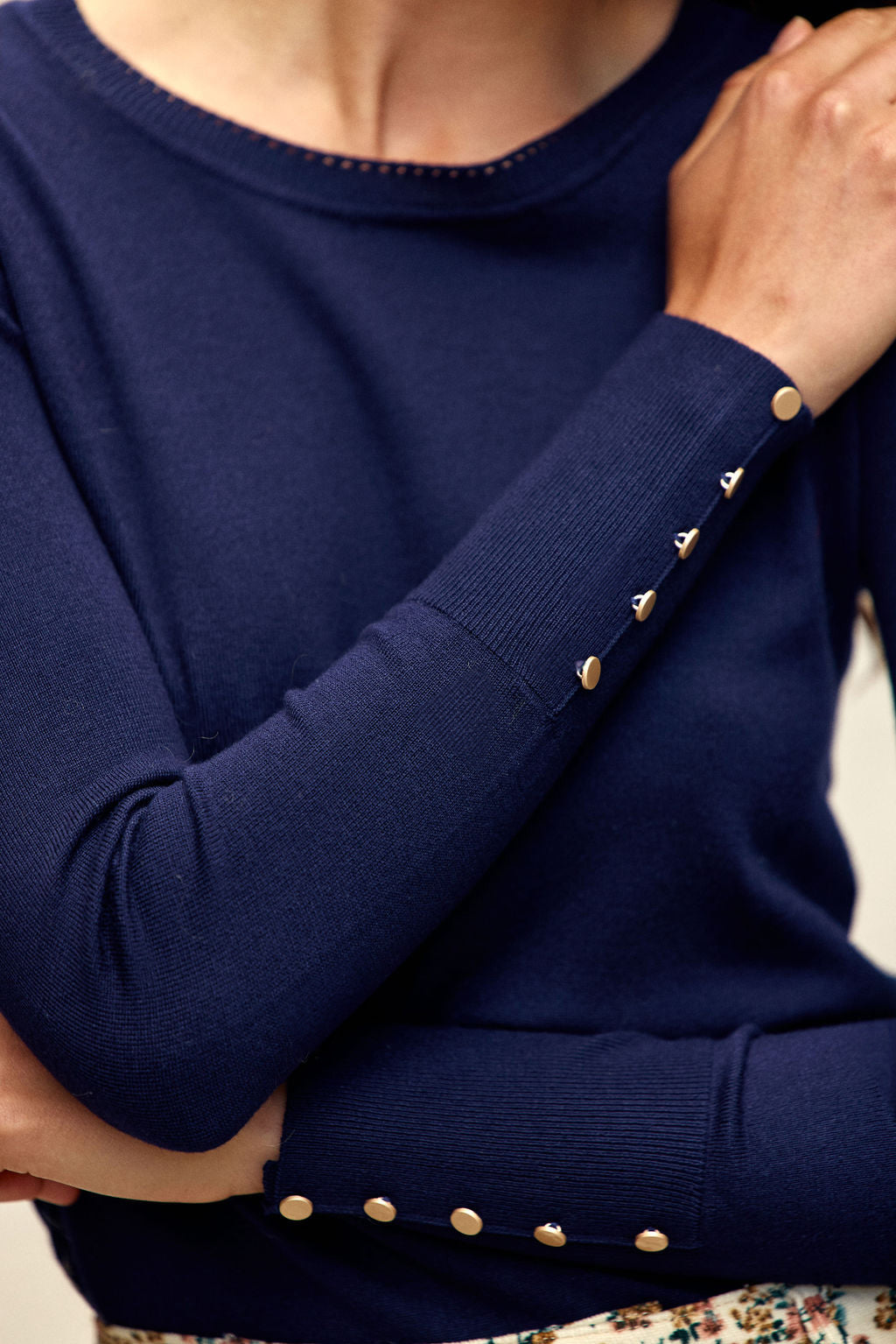 Beatrice Pullover - Marineblau