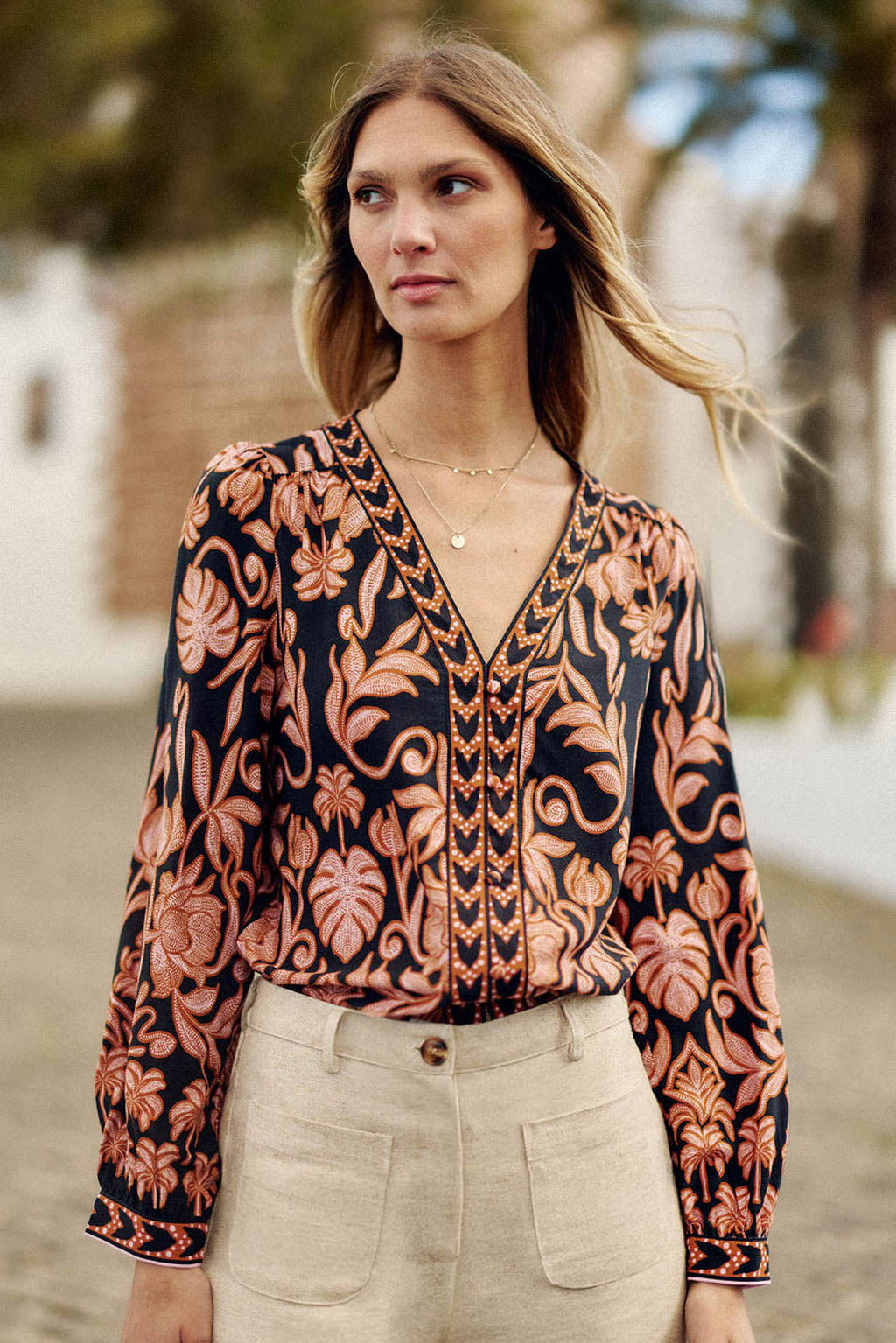 Blouse ample floral - Bedra