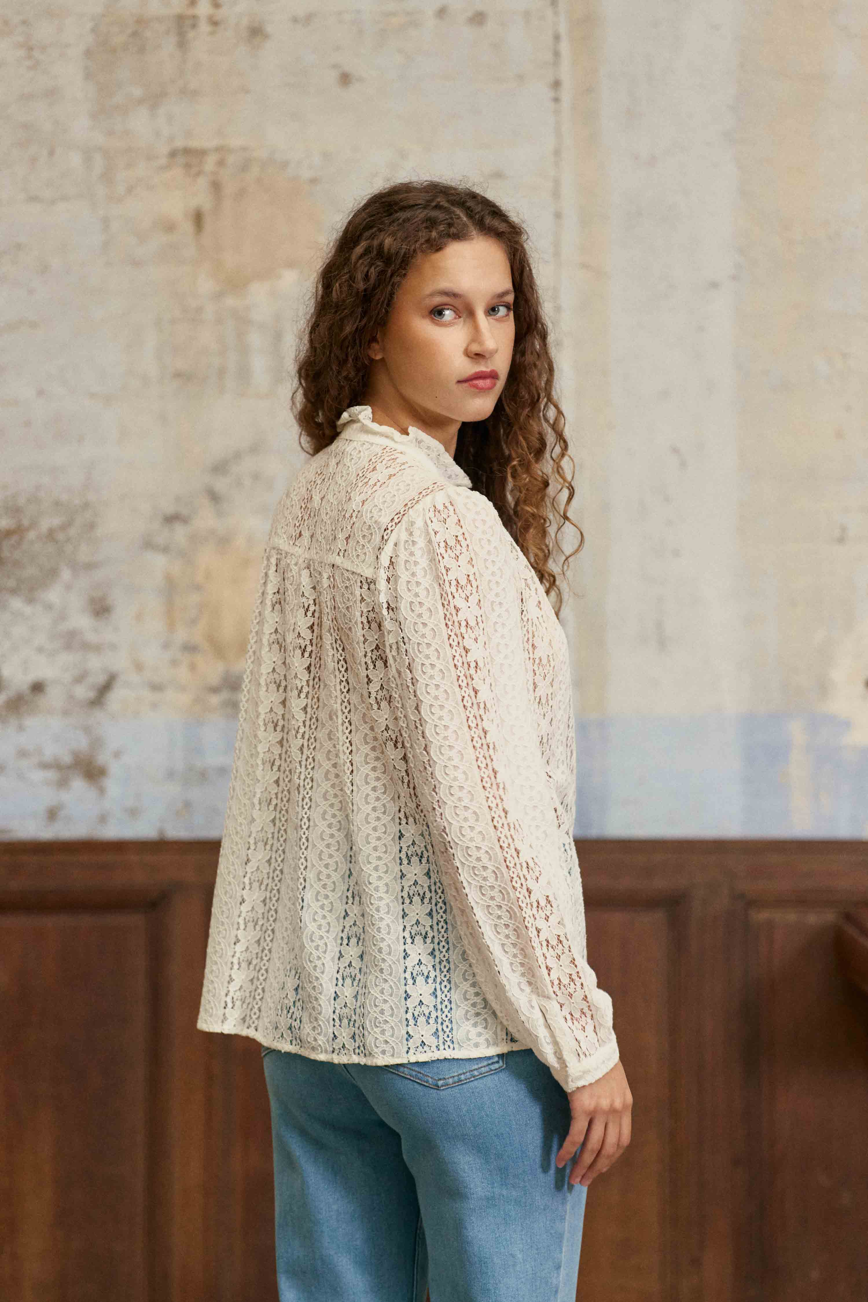 Besma - Blouse en dentelle