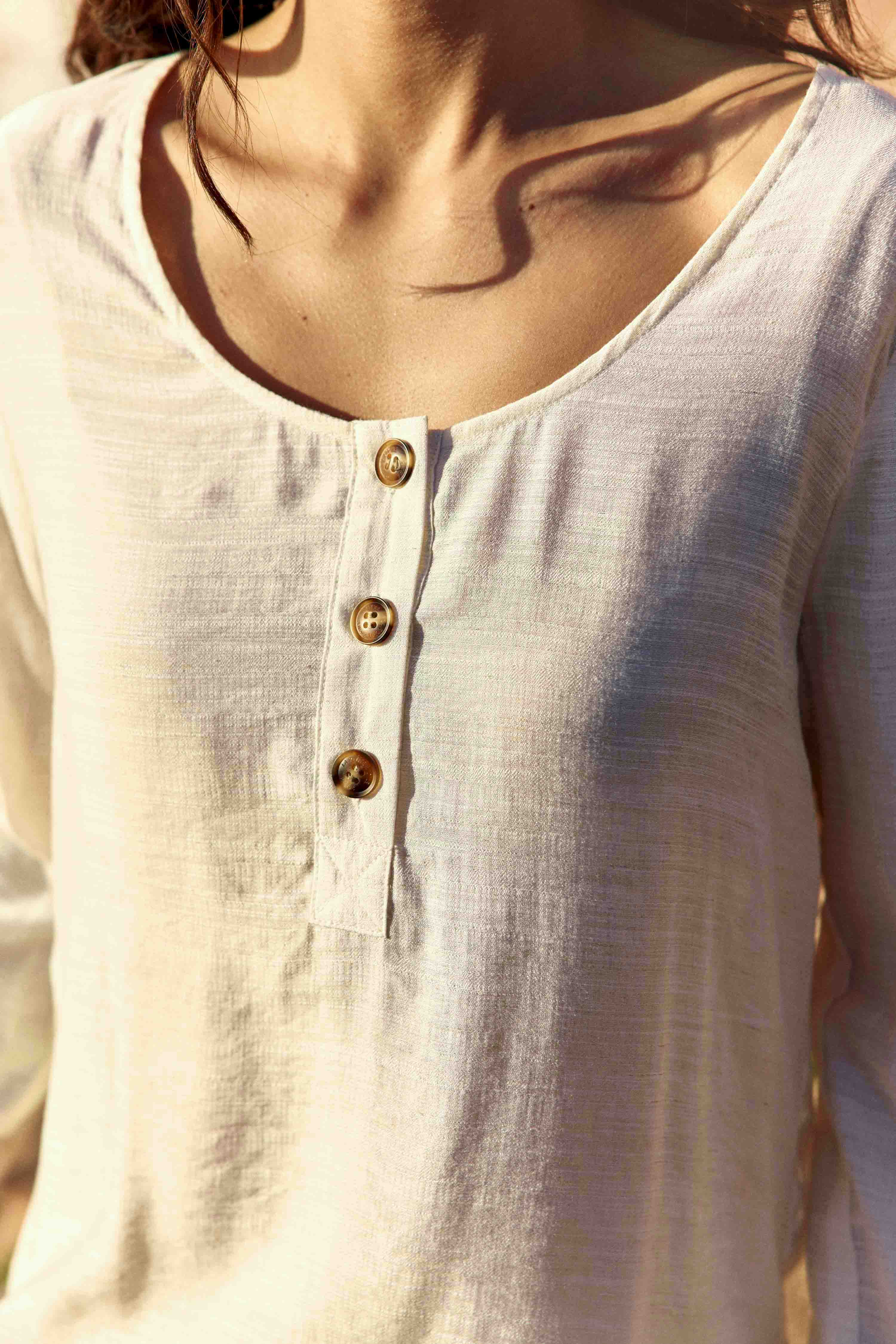 Blouse Bevin - Naturel