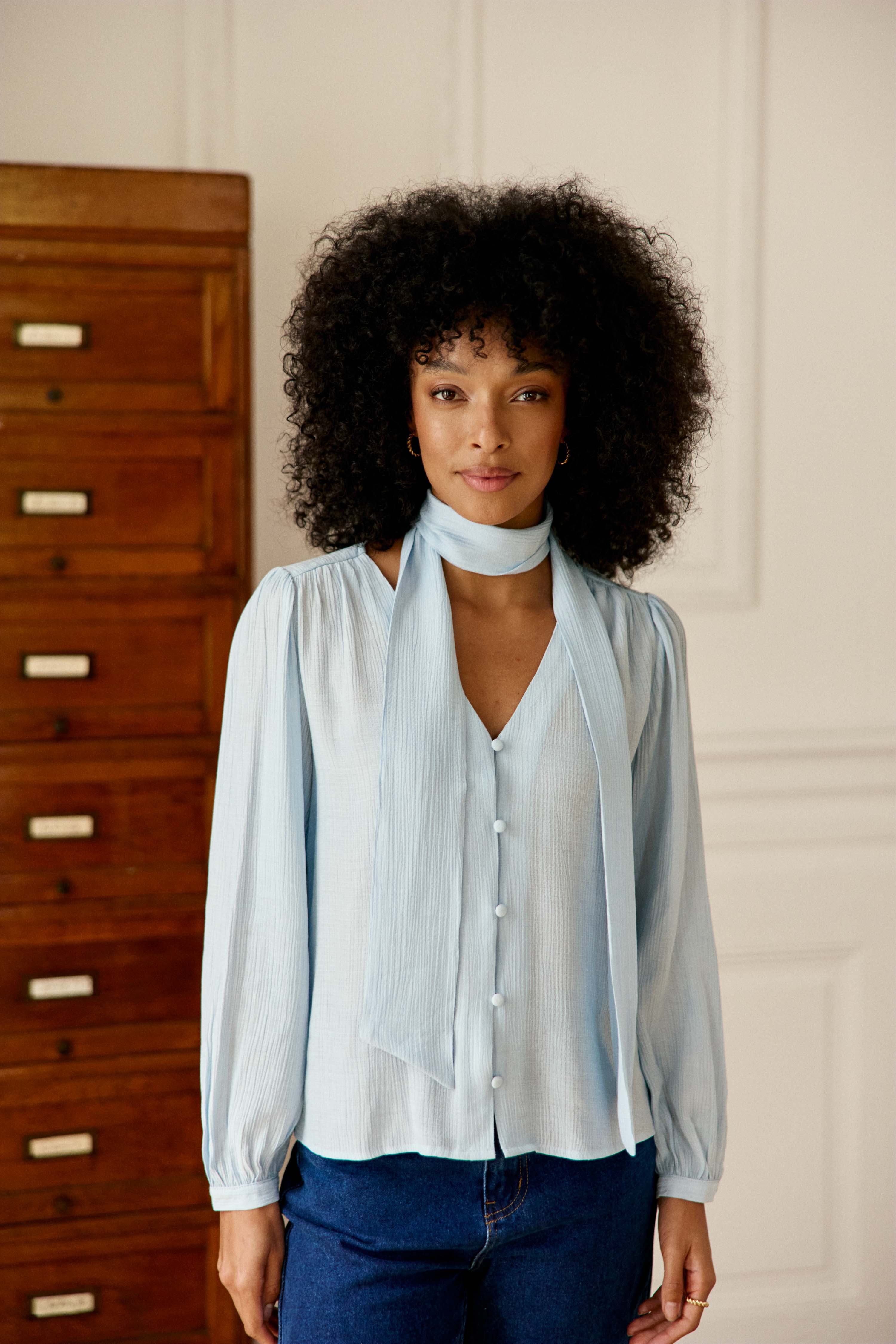 Bianca - Blouse droite