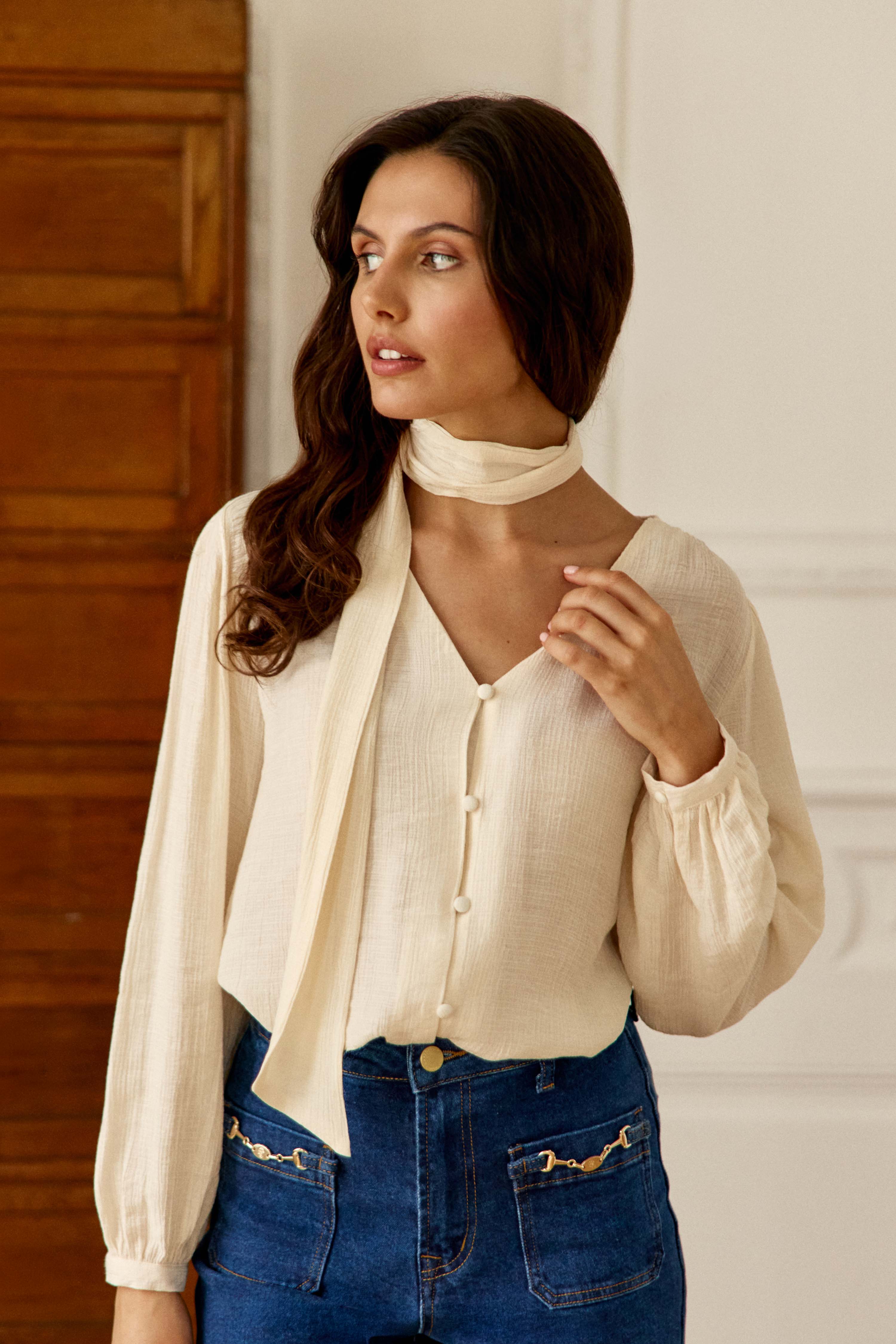 Bianca - Blouse droite