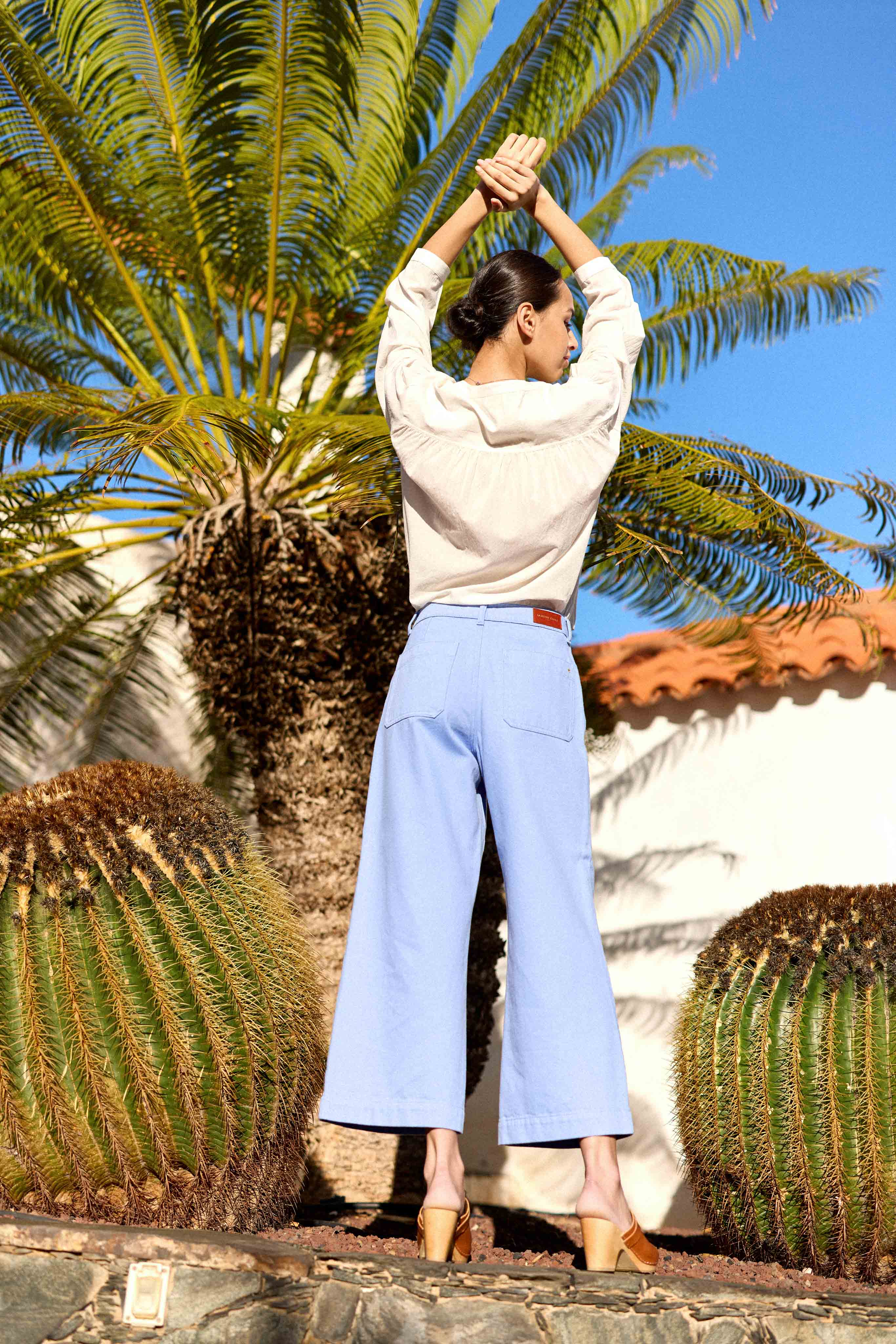 Blouse col V blanc - Bolia