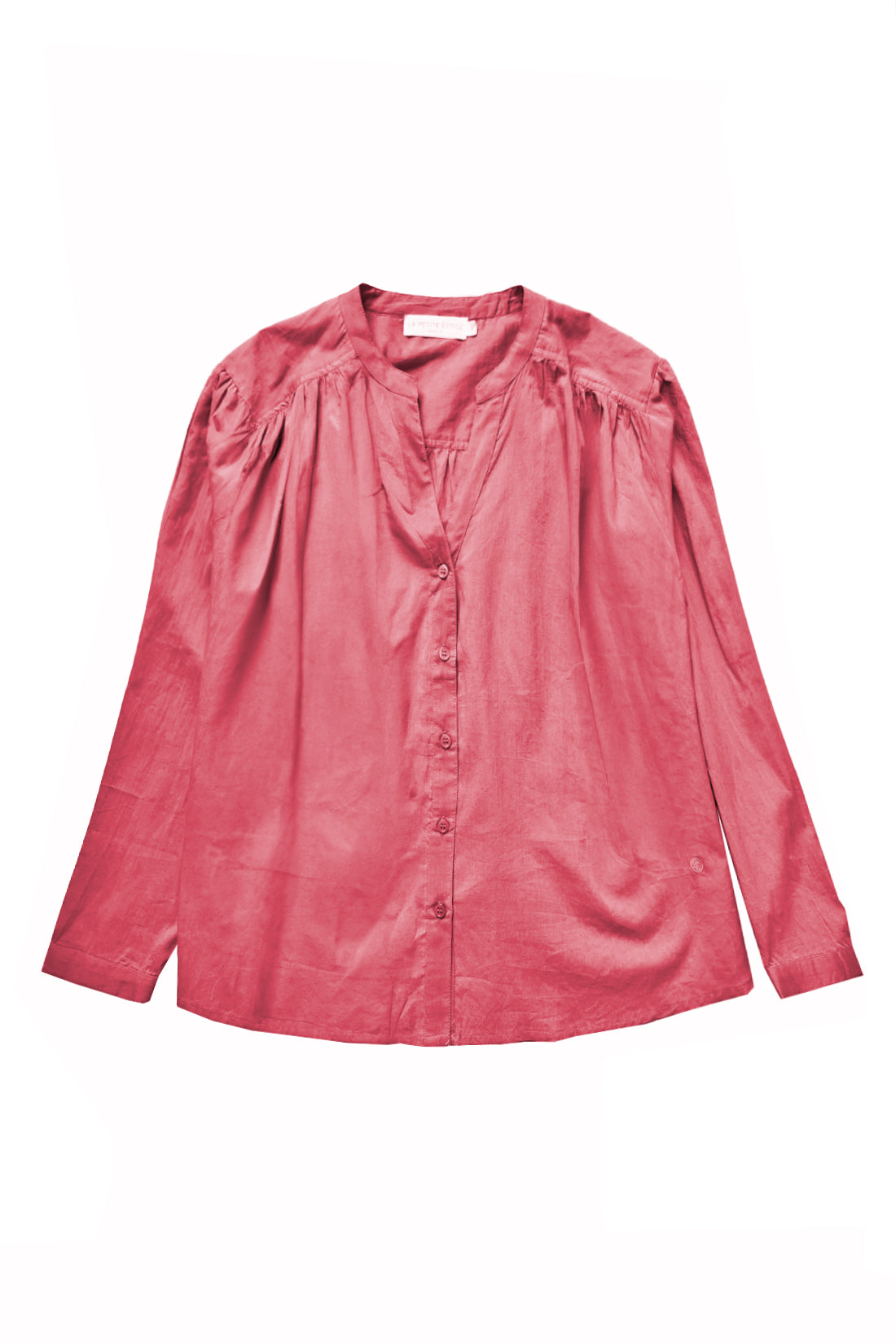 Blouse col V rose - Bolia
