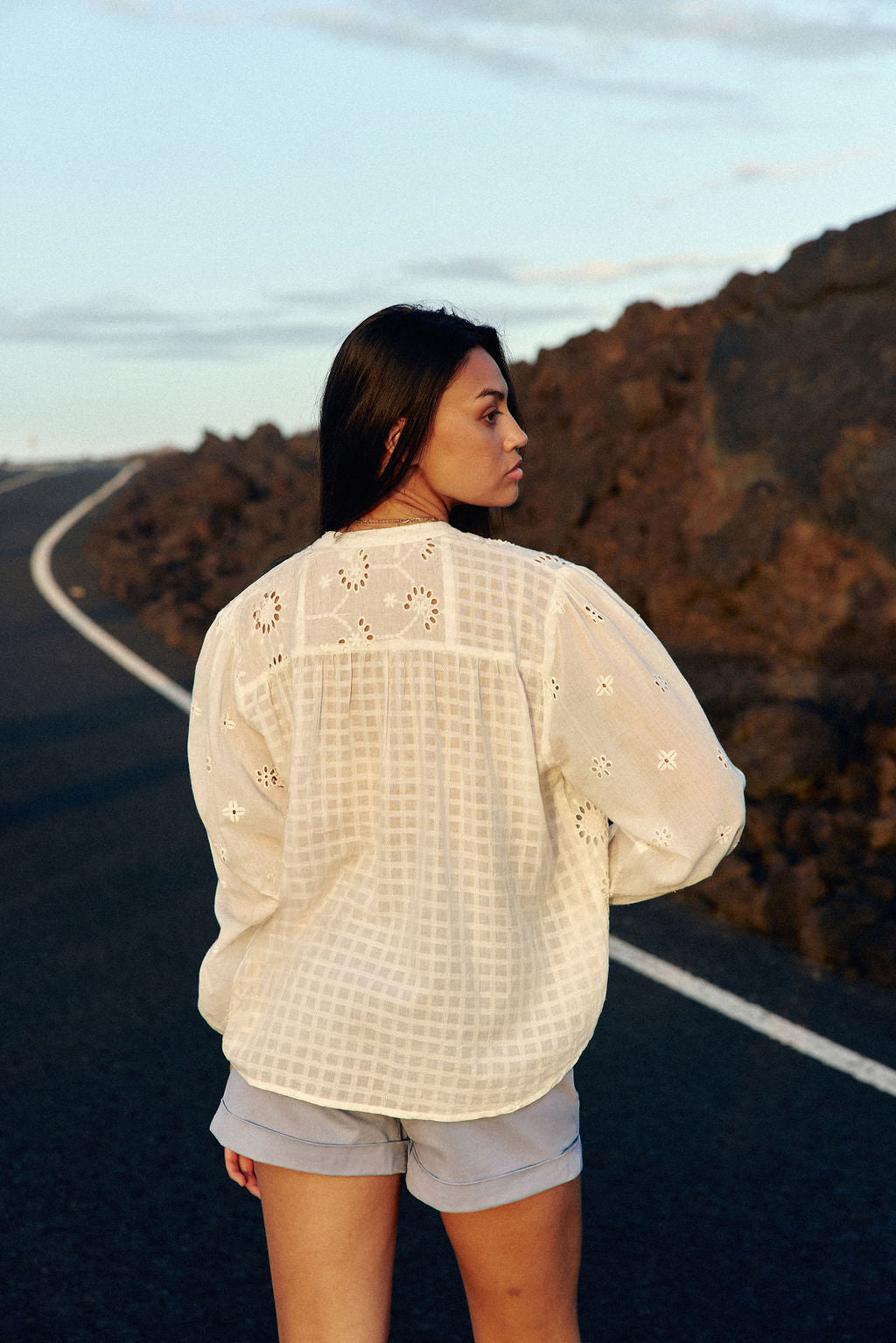 Blouse ample blanche - Bolian