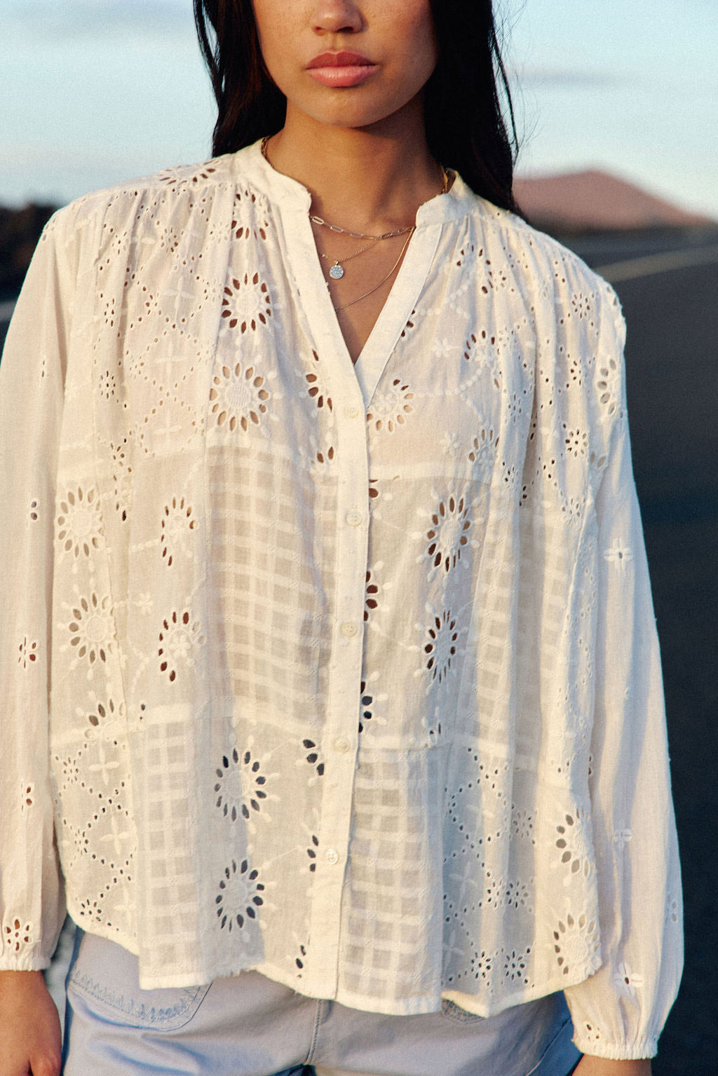 Blouse ample blanche - Bolian