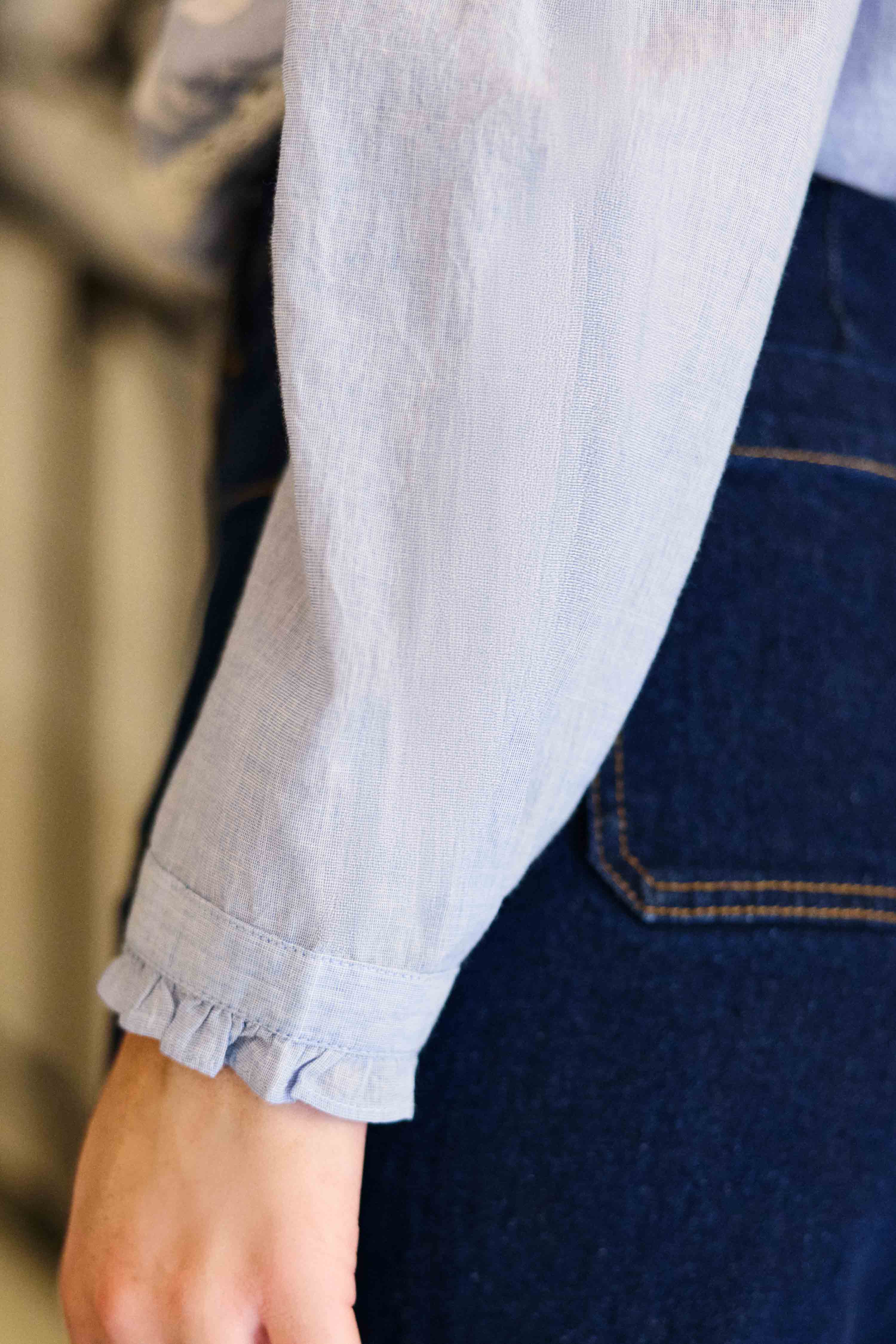 Blouse with embroidery - Borys