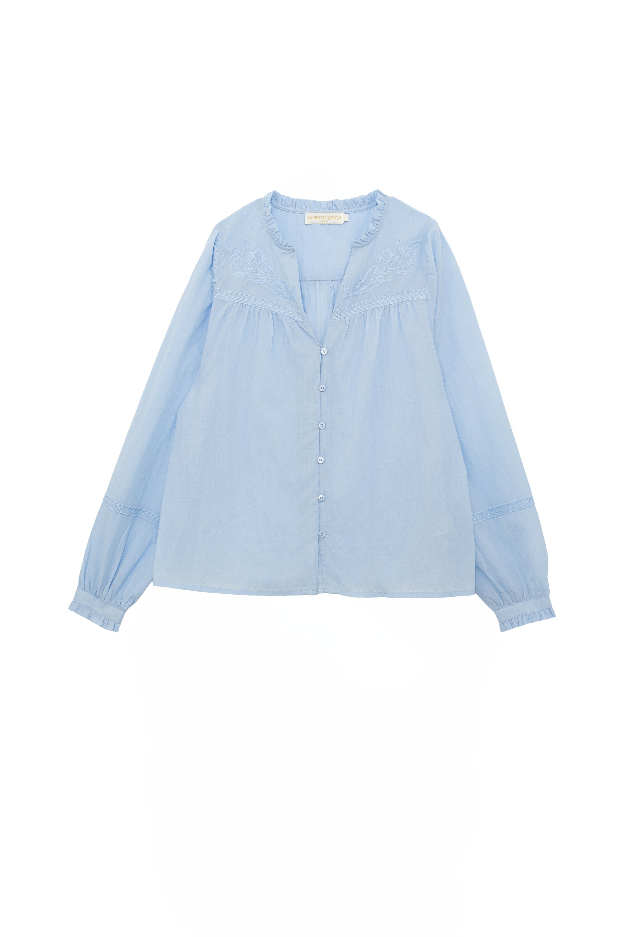 Bowie Blouse - Sky Blue