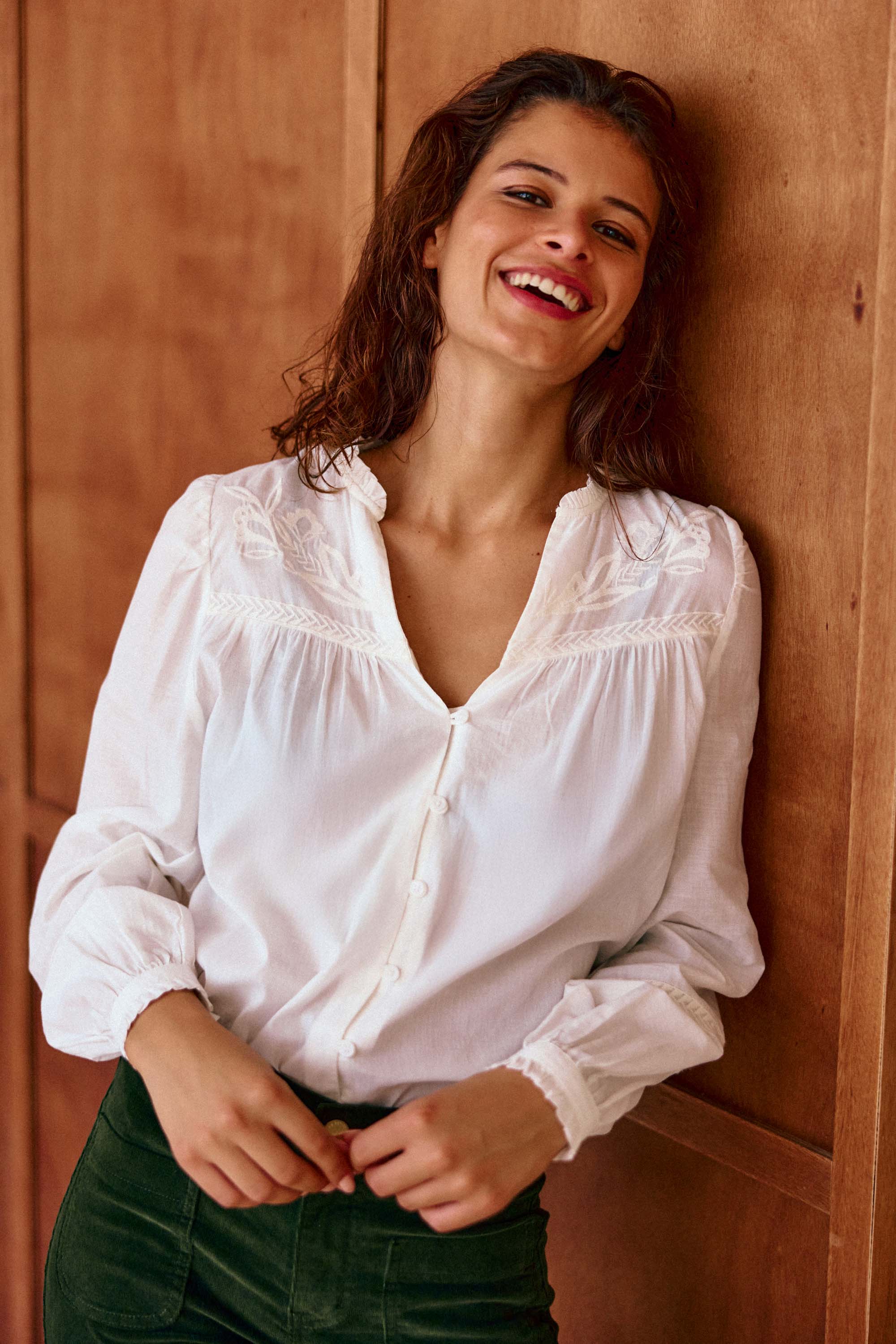 Bowie Blouse - Ecru