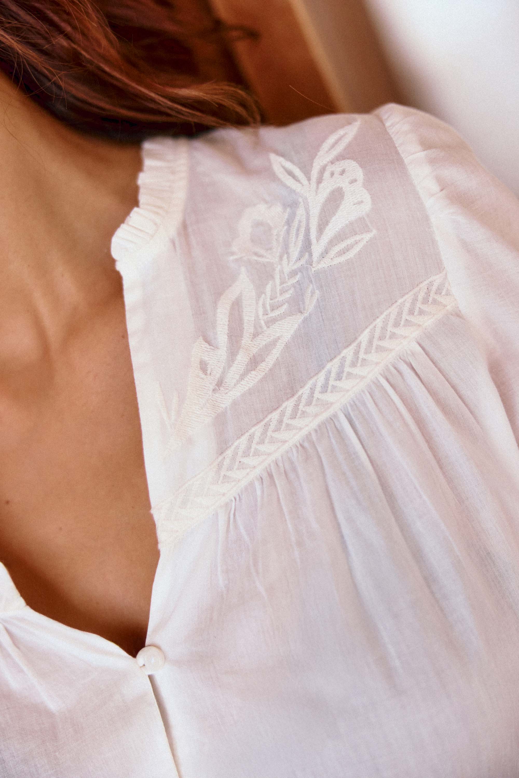 Bowie Blouse - Ecru