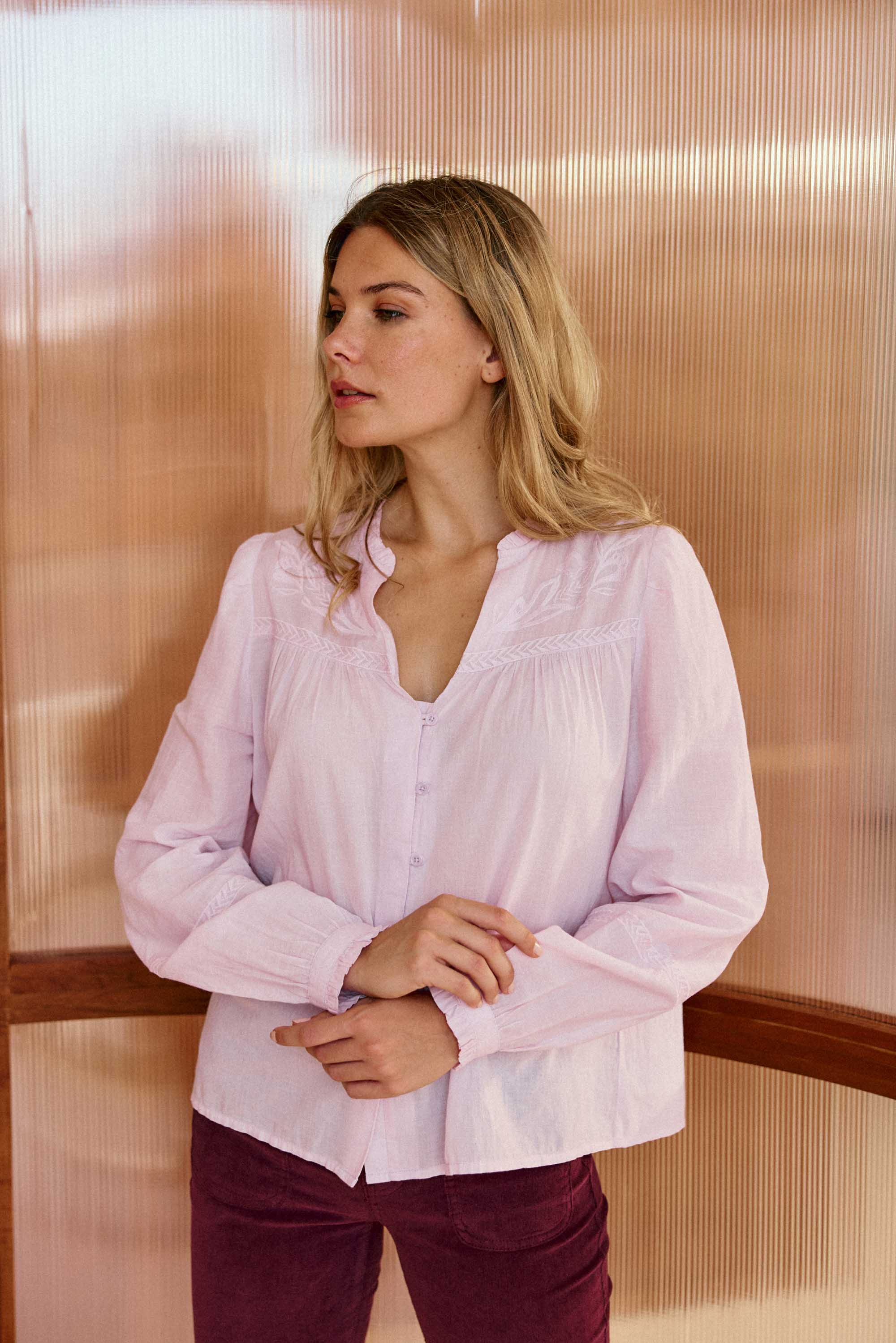 Blouse Bowie - Parme