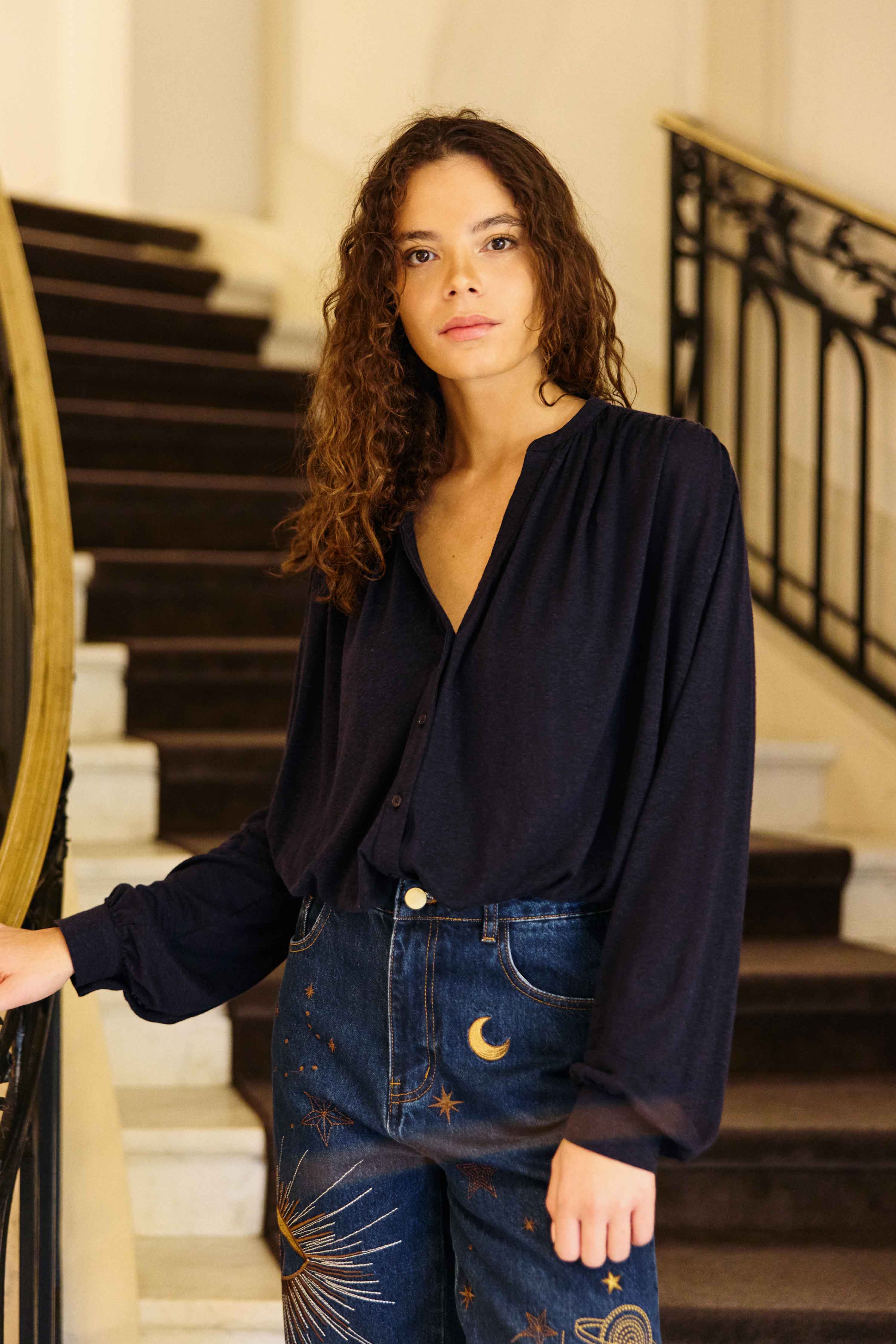 Blouse Bradley - Marine