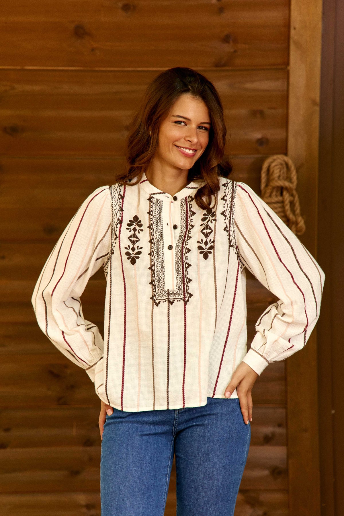 Briar - Gestreifte Bluse