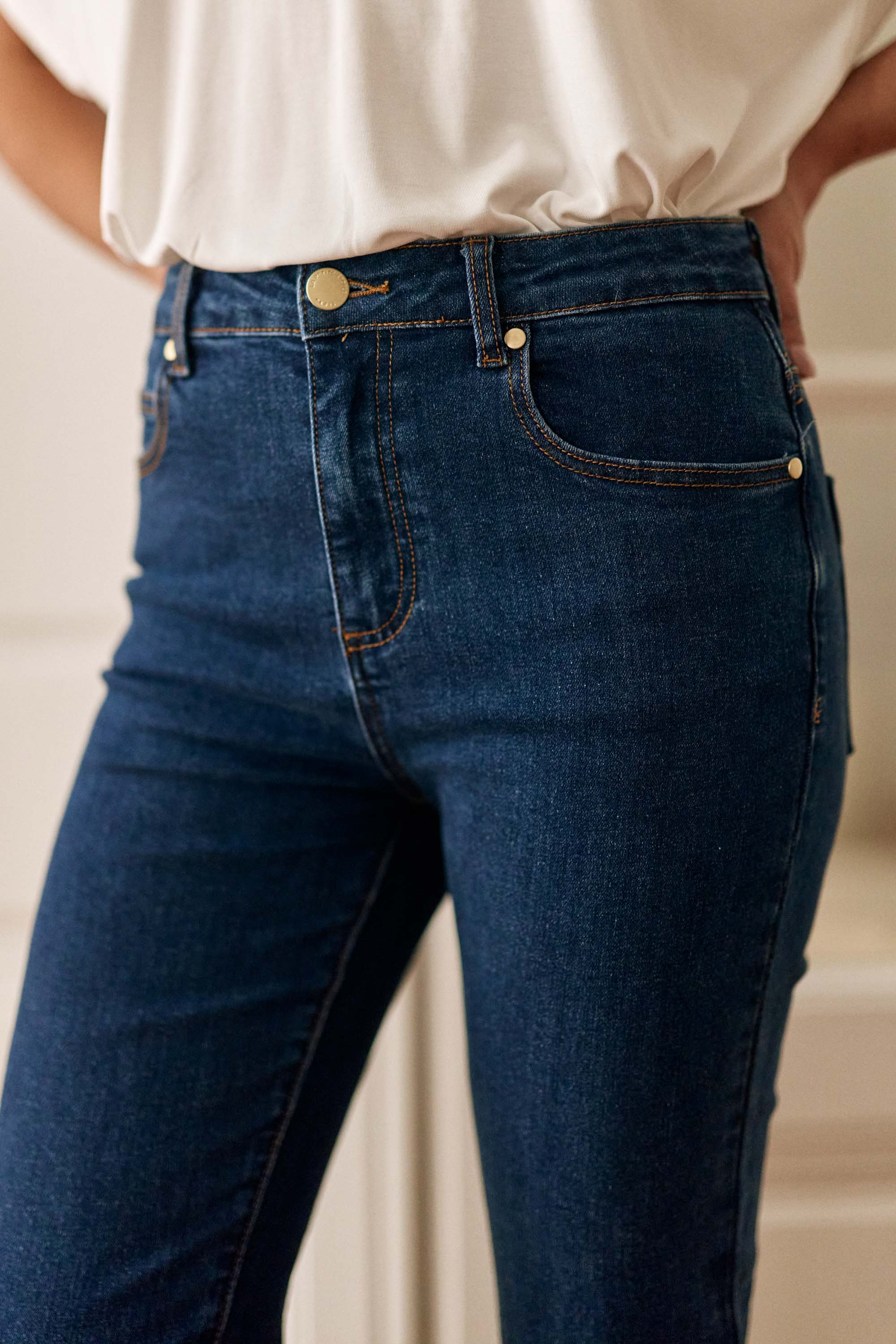 Deep wash straight jeans - Brieg
