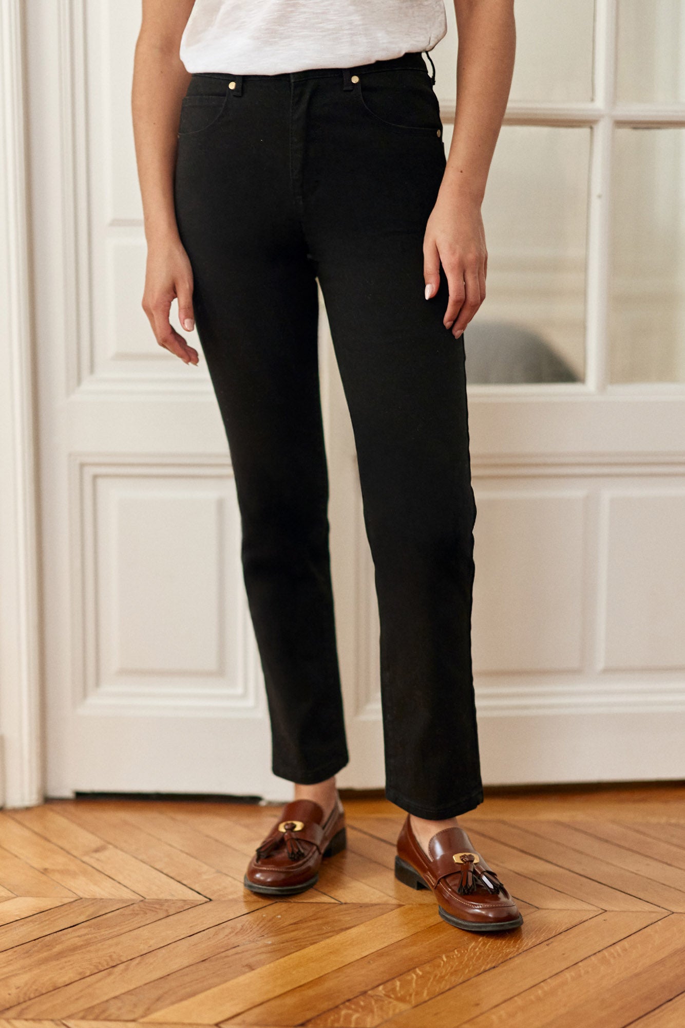 Black straight jeans - Brieg