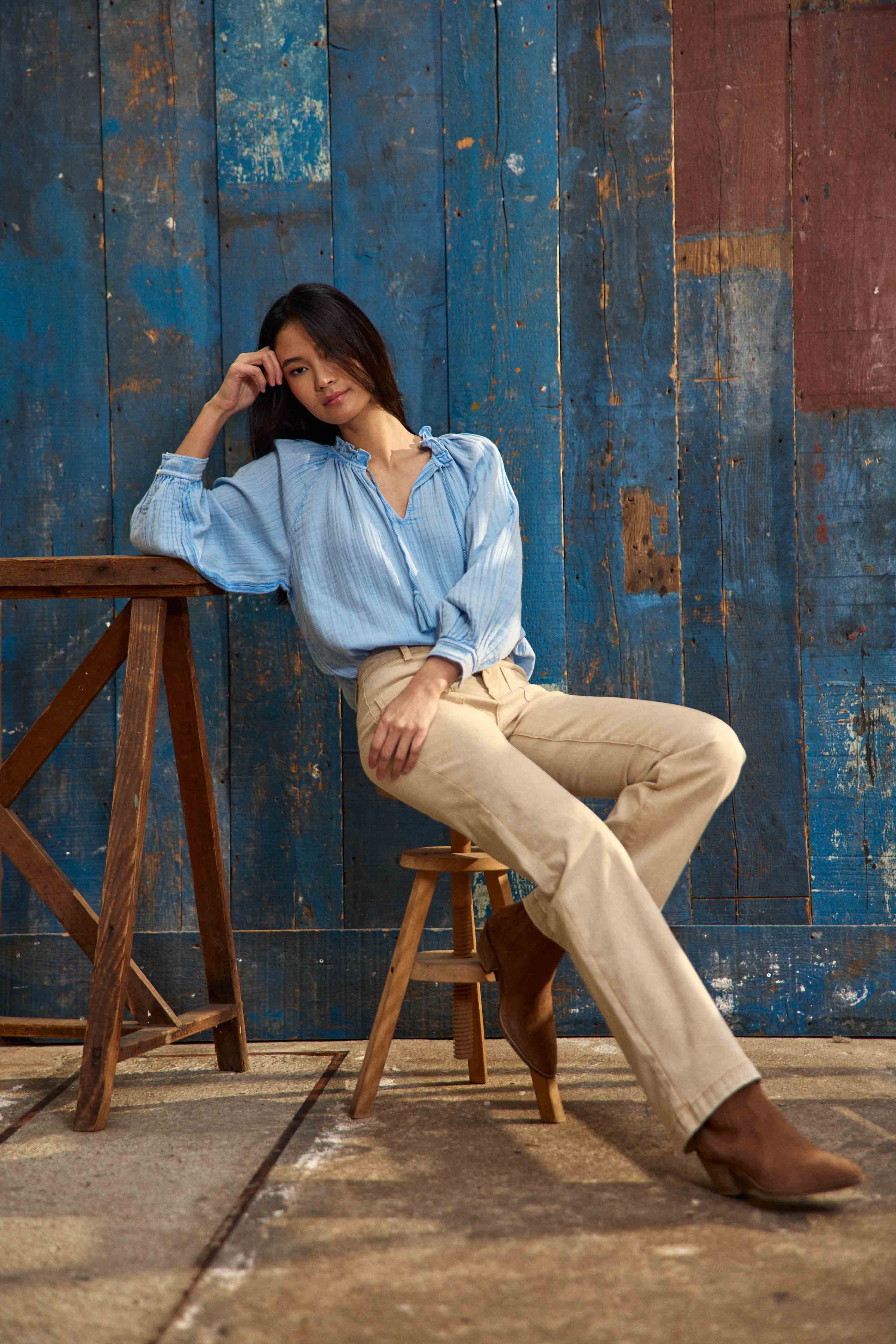 Blouse Briska - Ciel