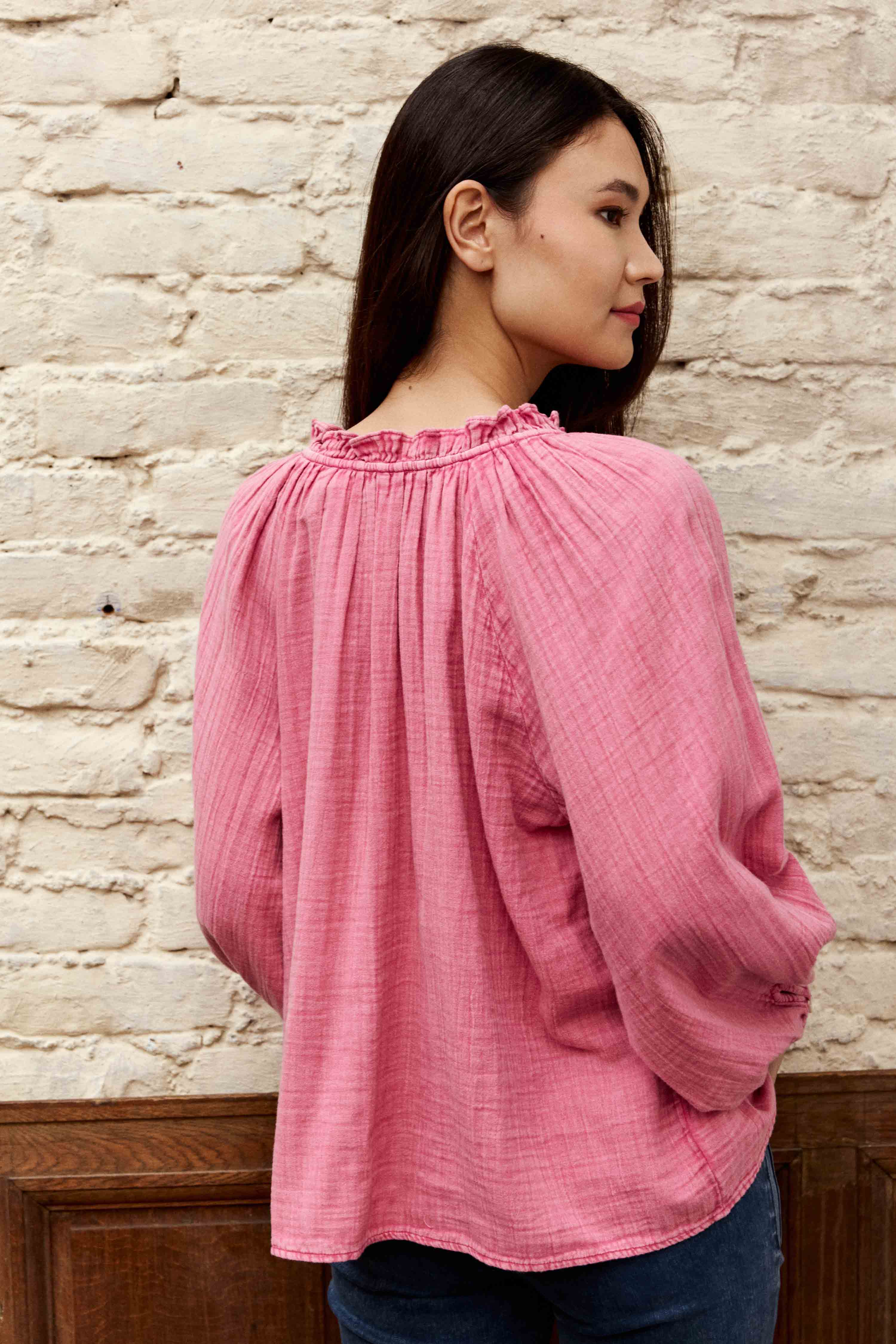 Blouse Briska - Framboise