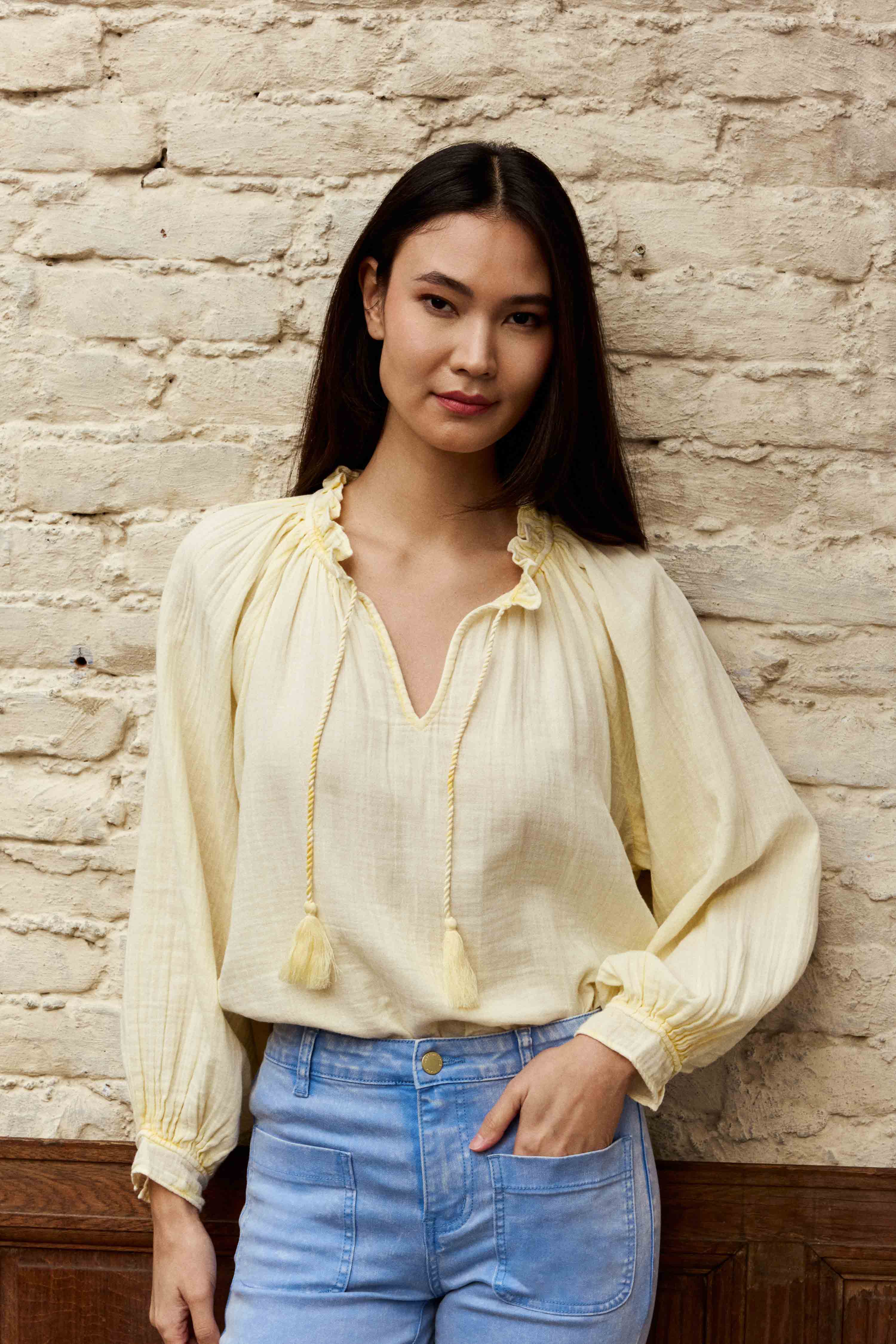 Blouse Briska - Jaune