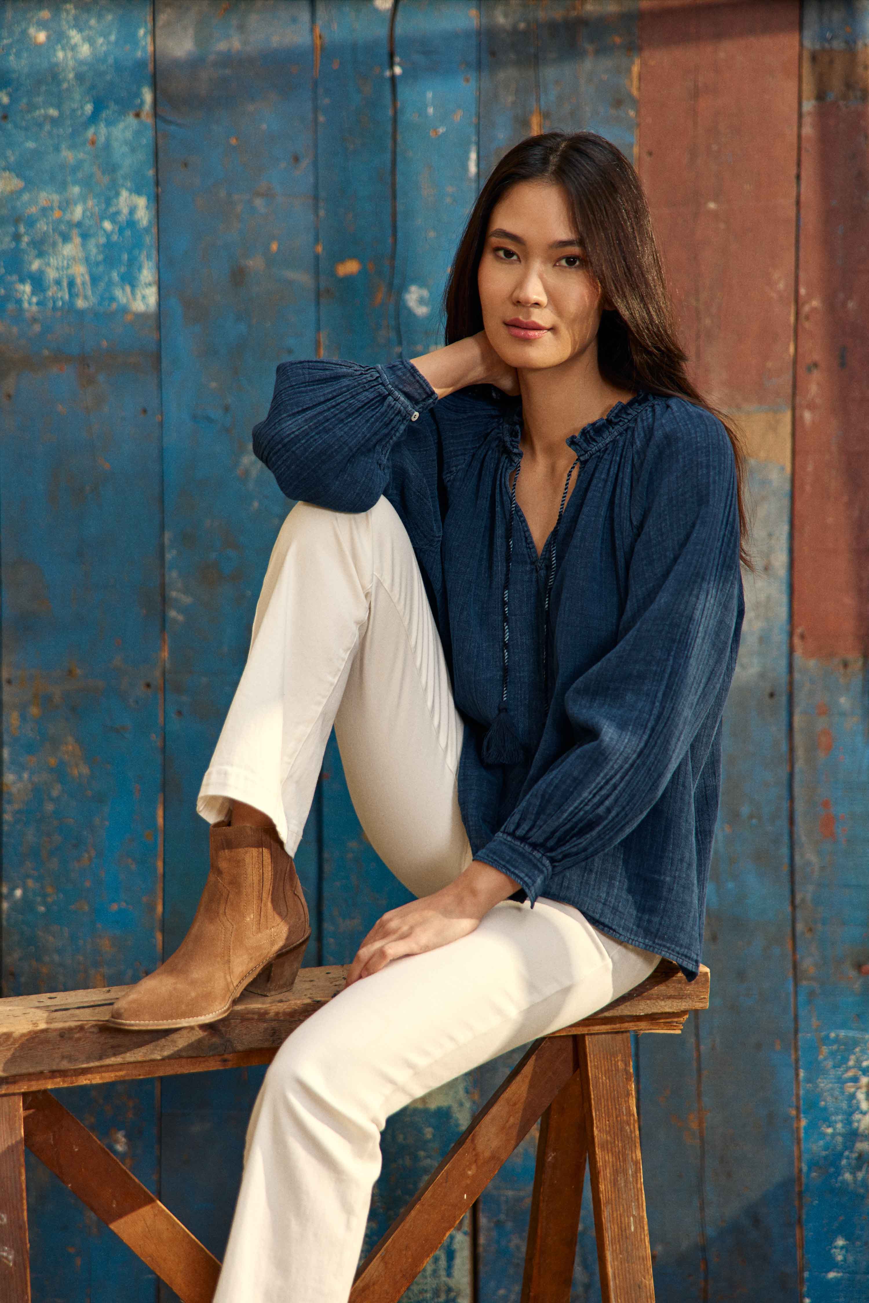 Blouse Briska - Marine