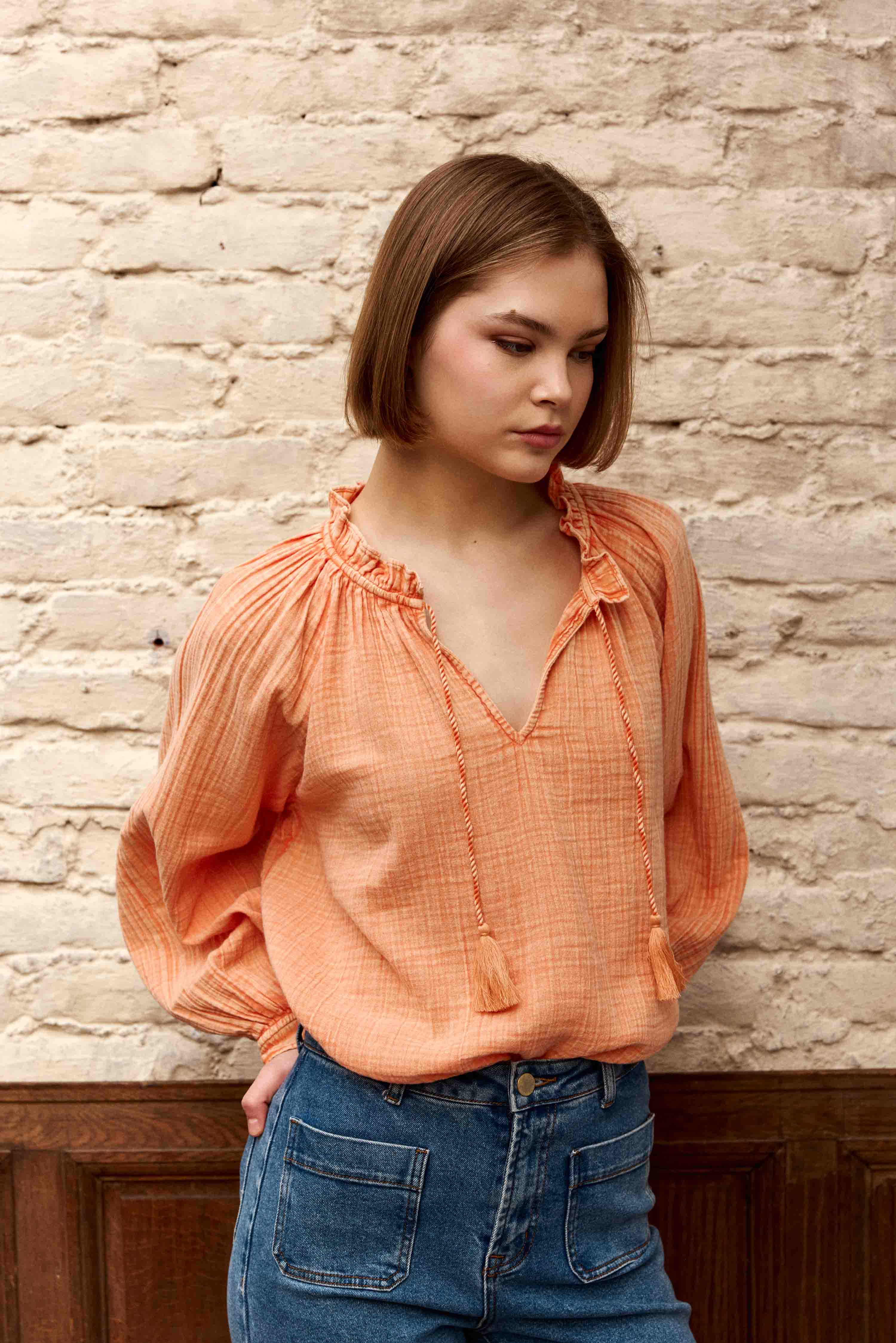 Blouse Briska - Orange