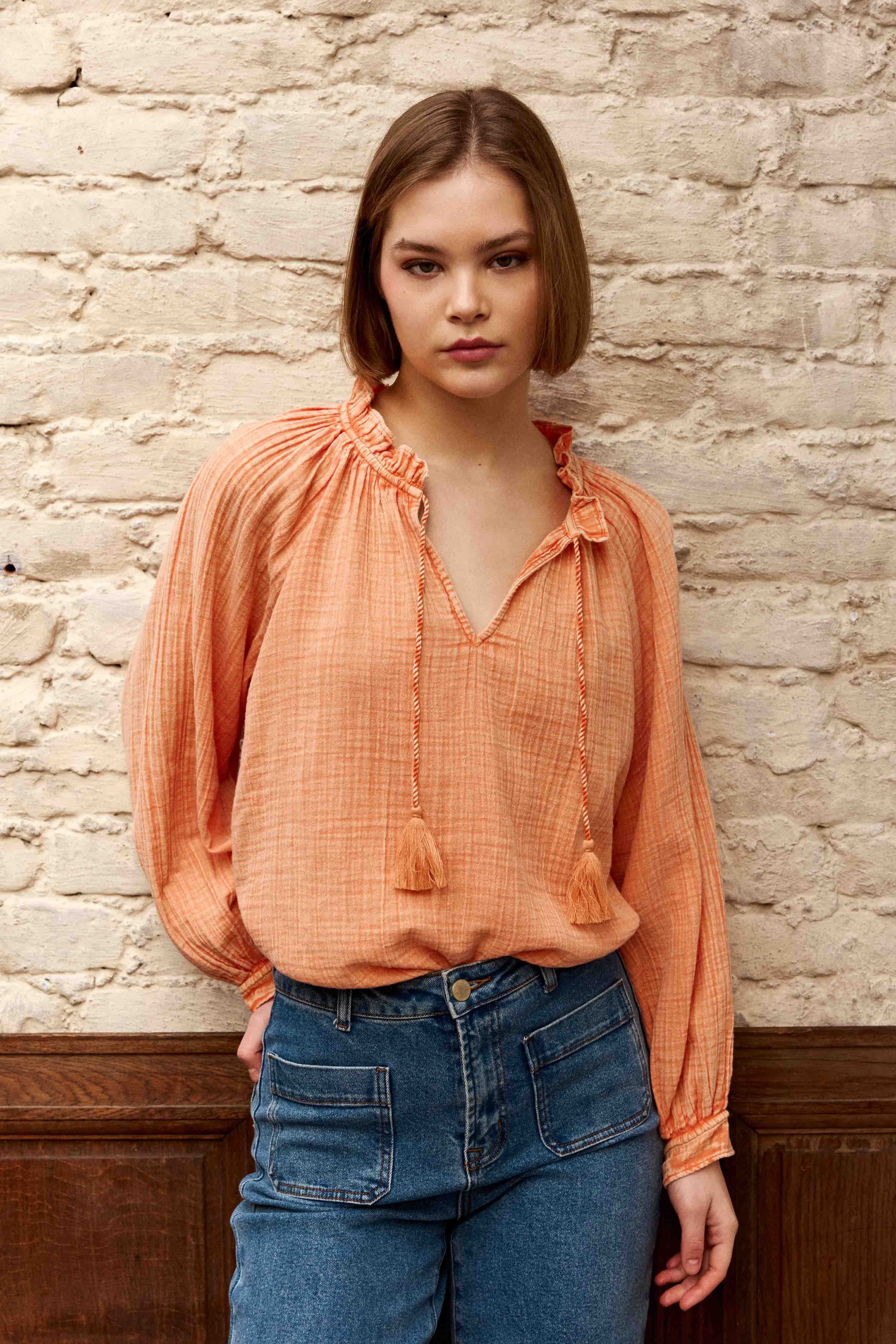 Blouse Briska - Orange