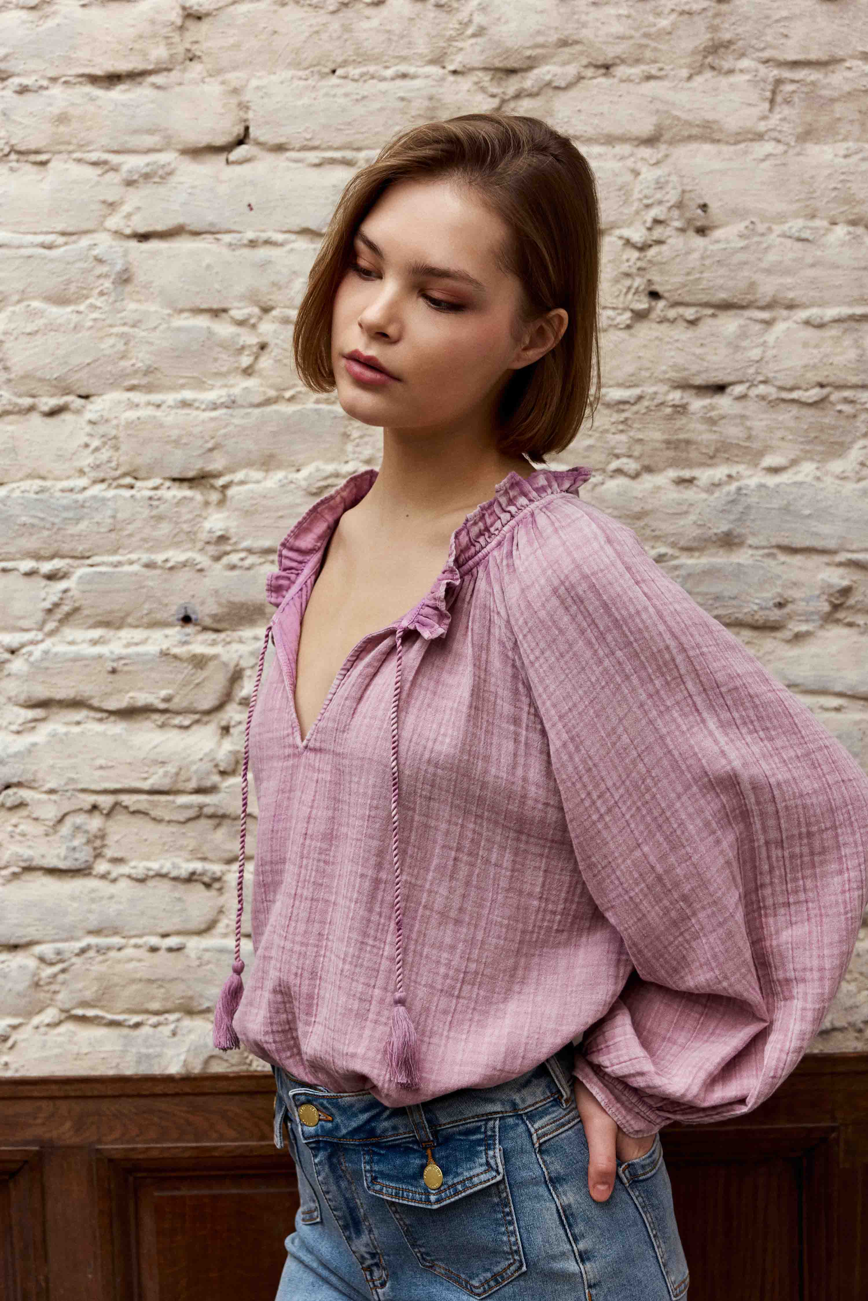 Blouse Briska - Rose