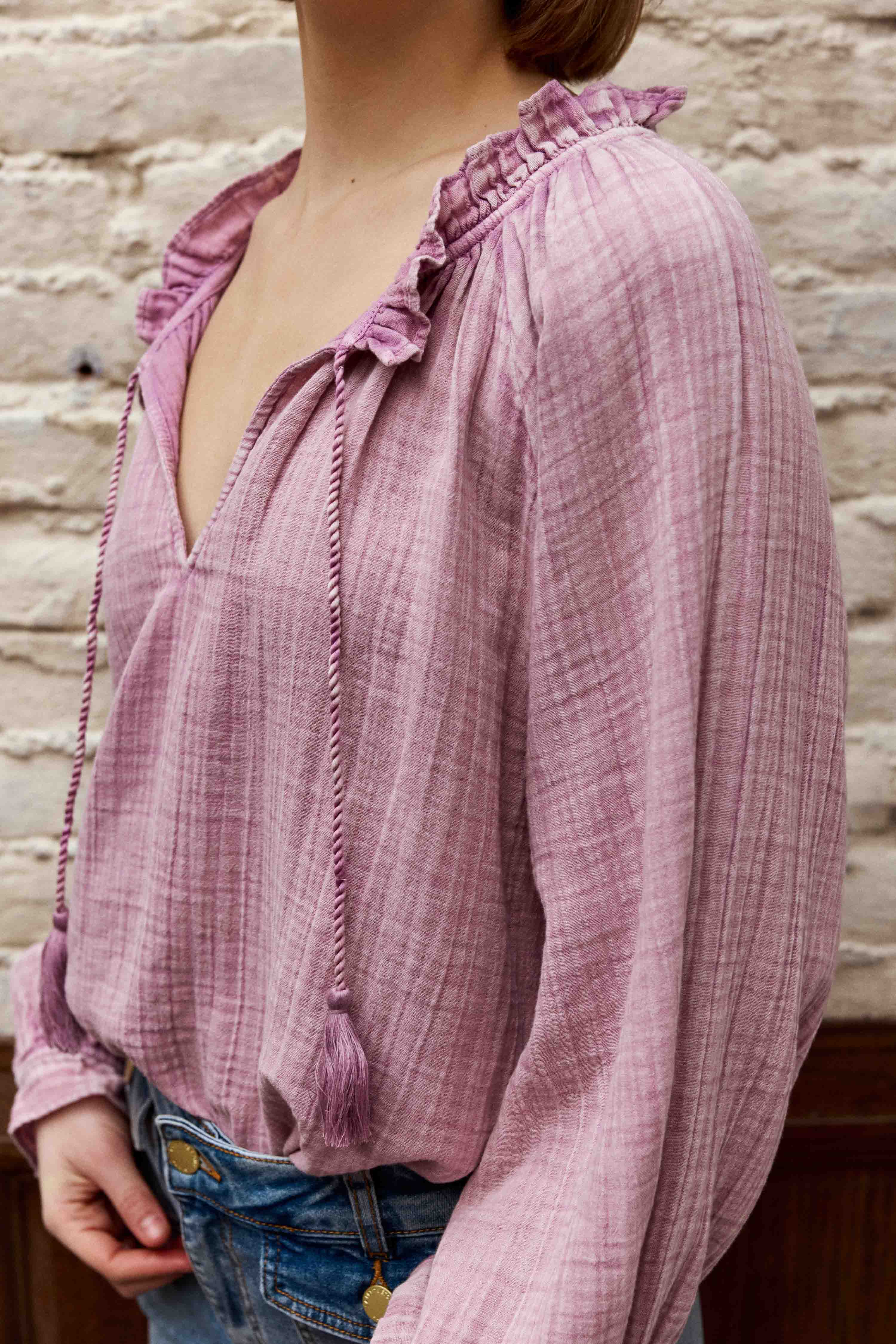 Blouse Briska - Rose