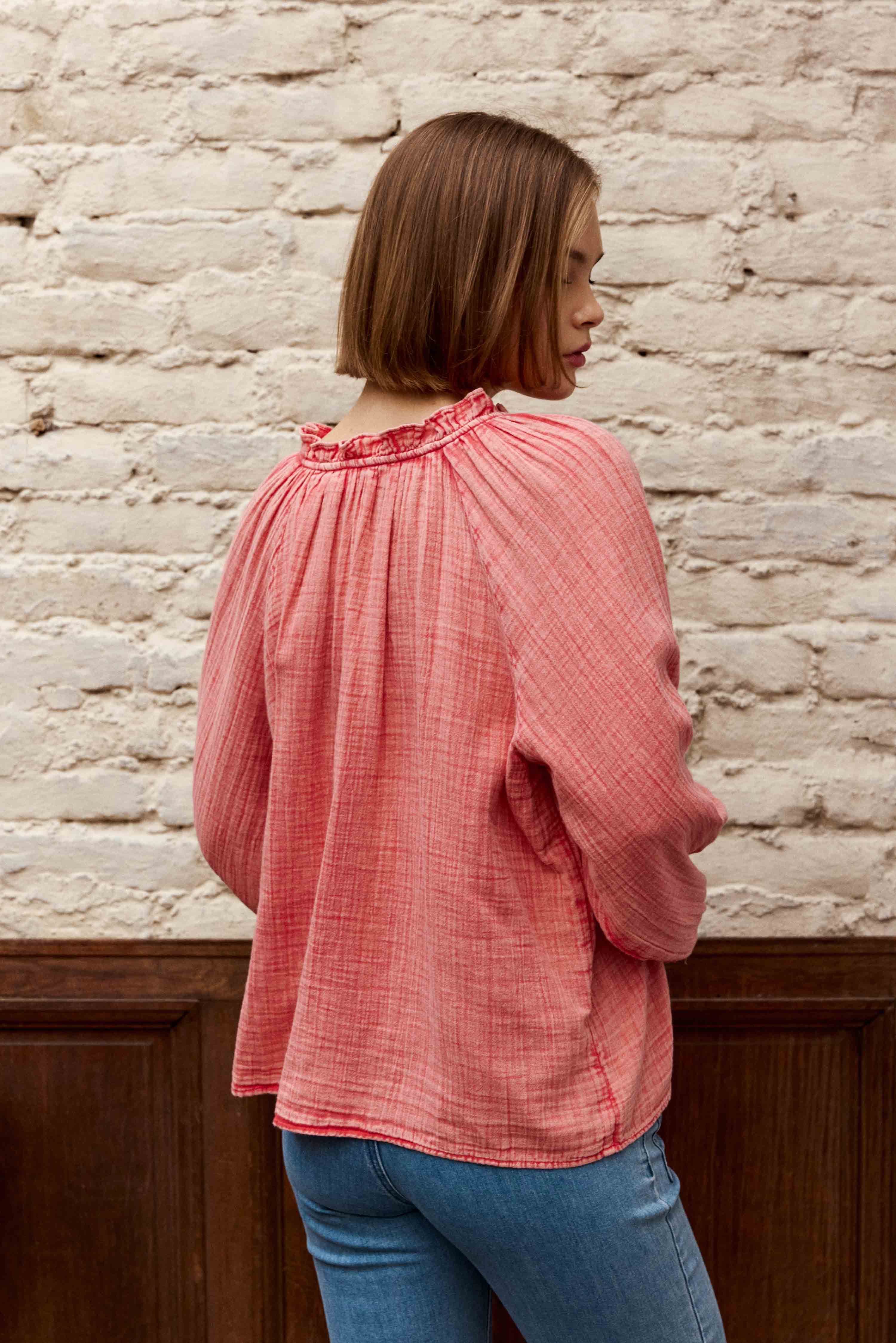 Blouse Briska - Rouge