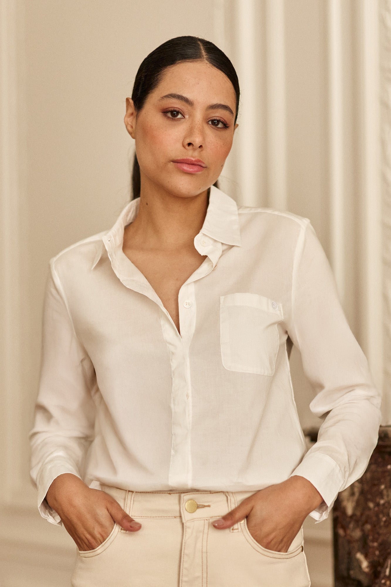 Carli Blouse - White