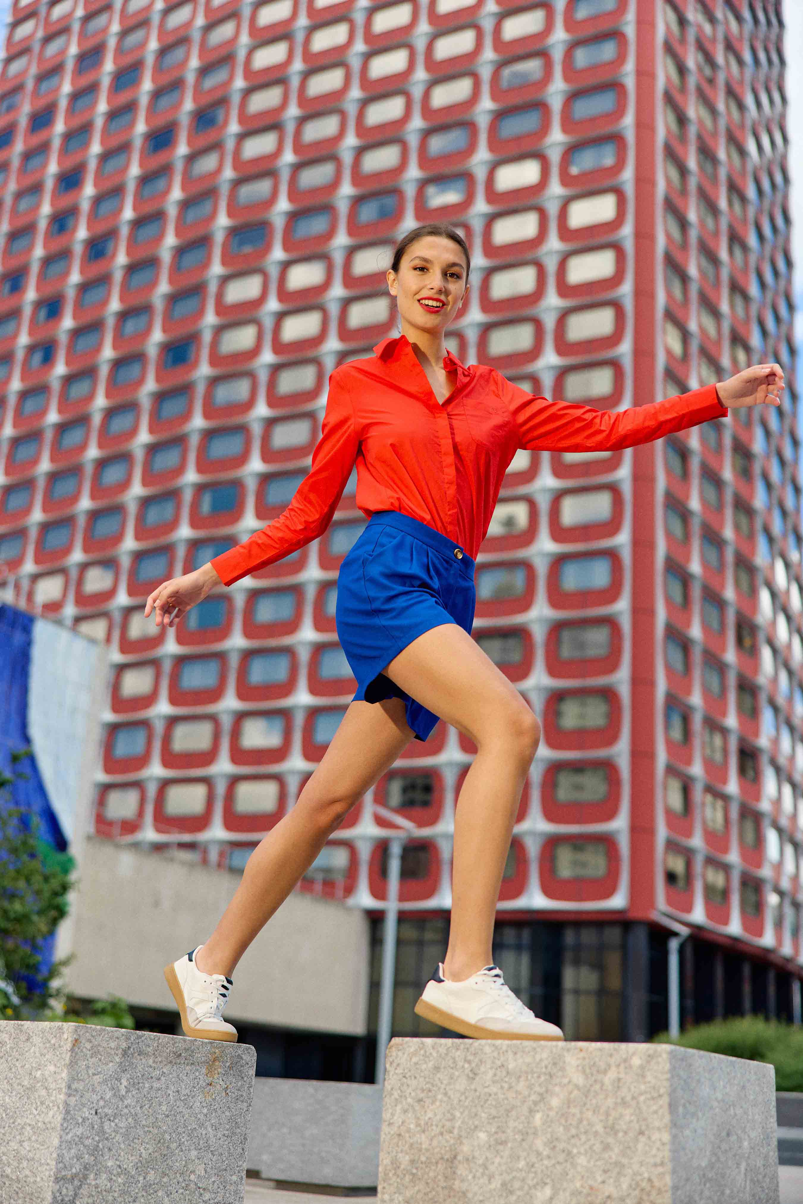 Chemisier rouge - Carli