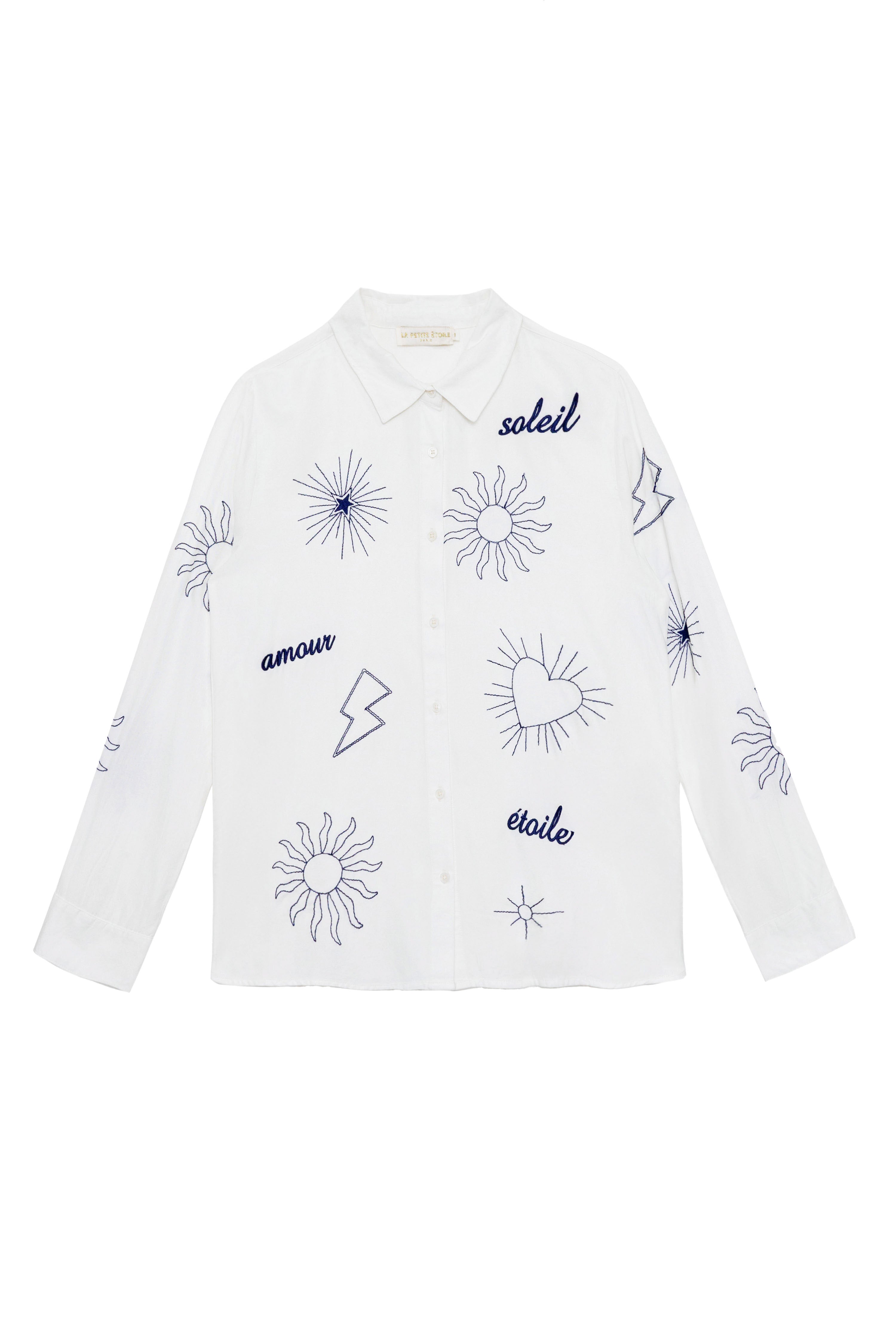 Chania - Chemisier brodé