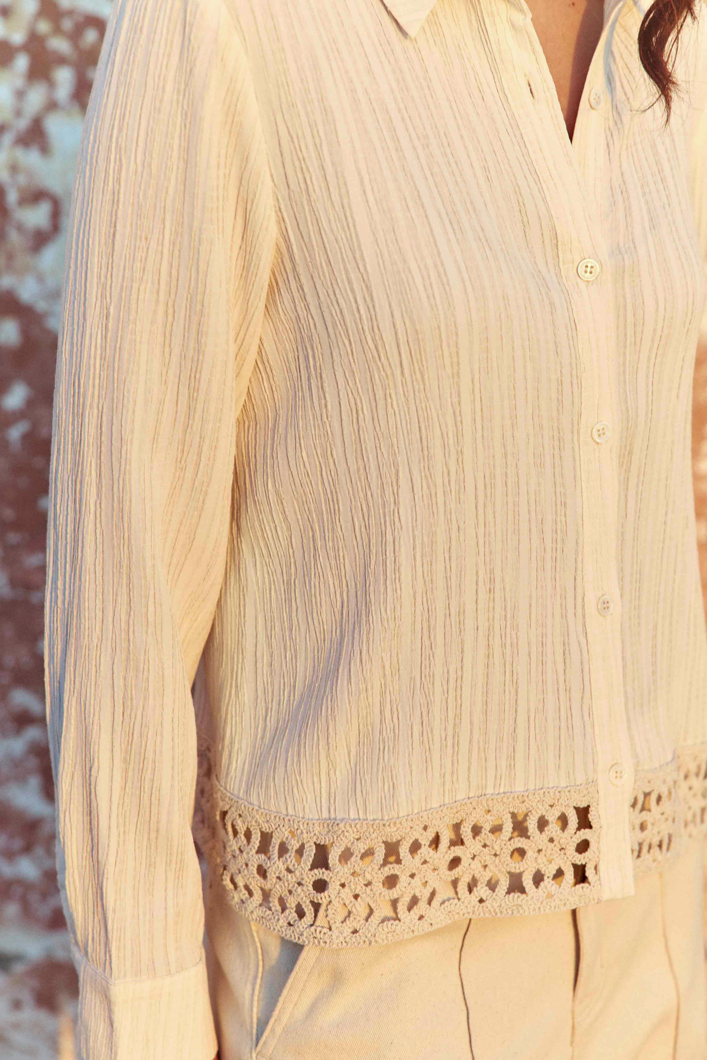 Charlotte - Chemisier crop