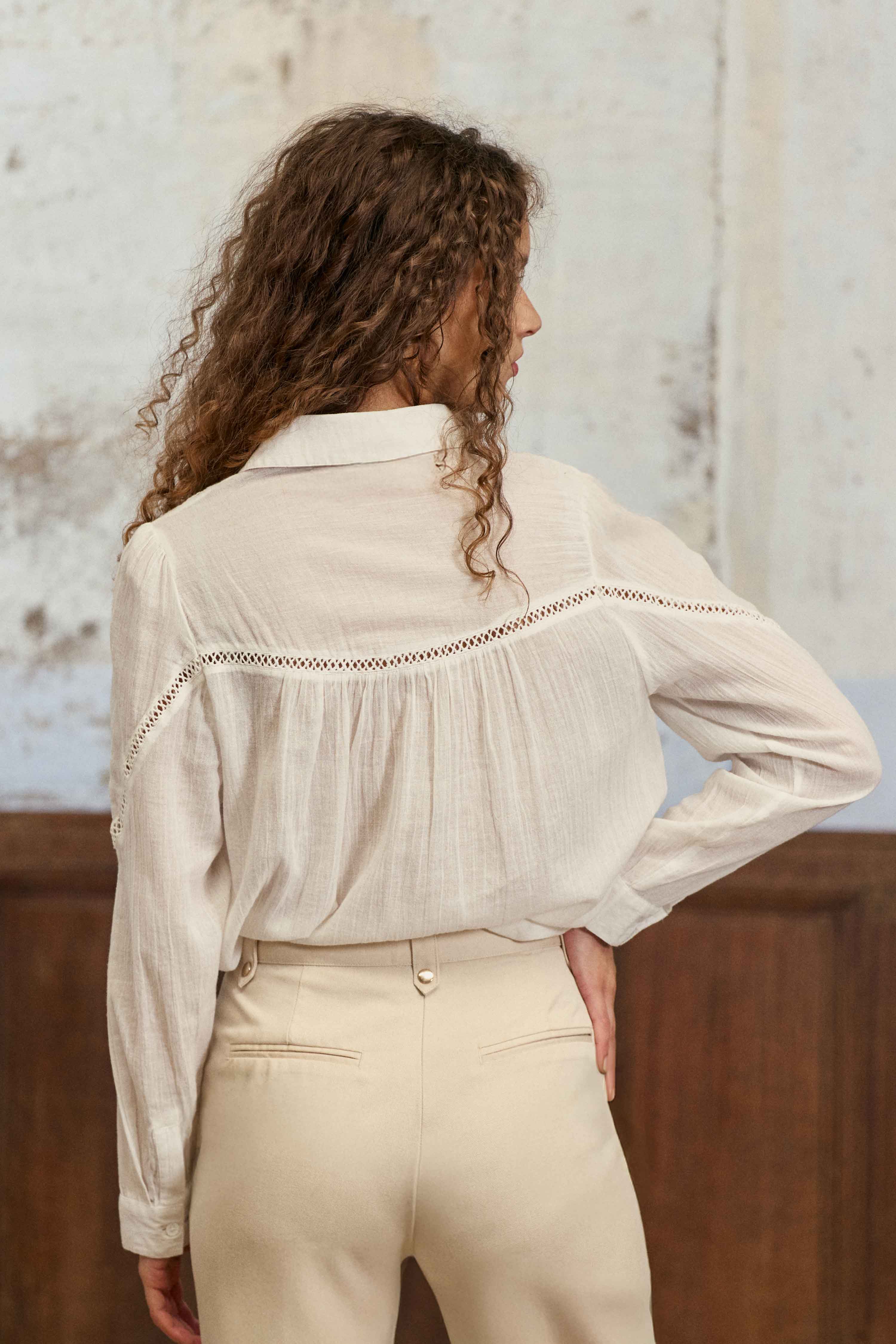 Chemisier Cia - Ecru