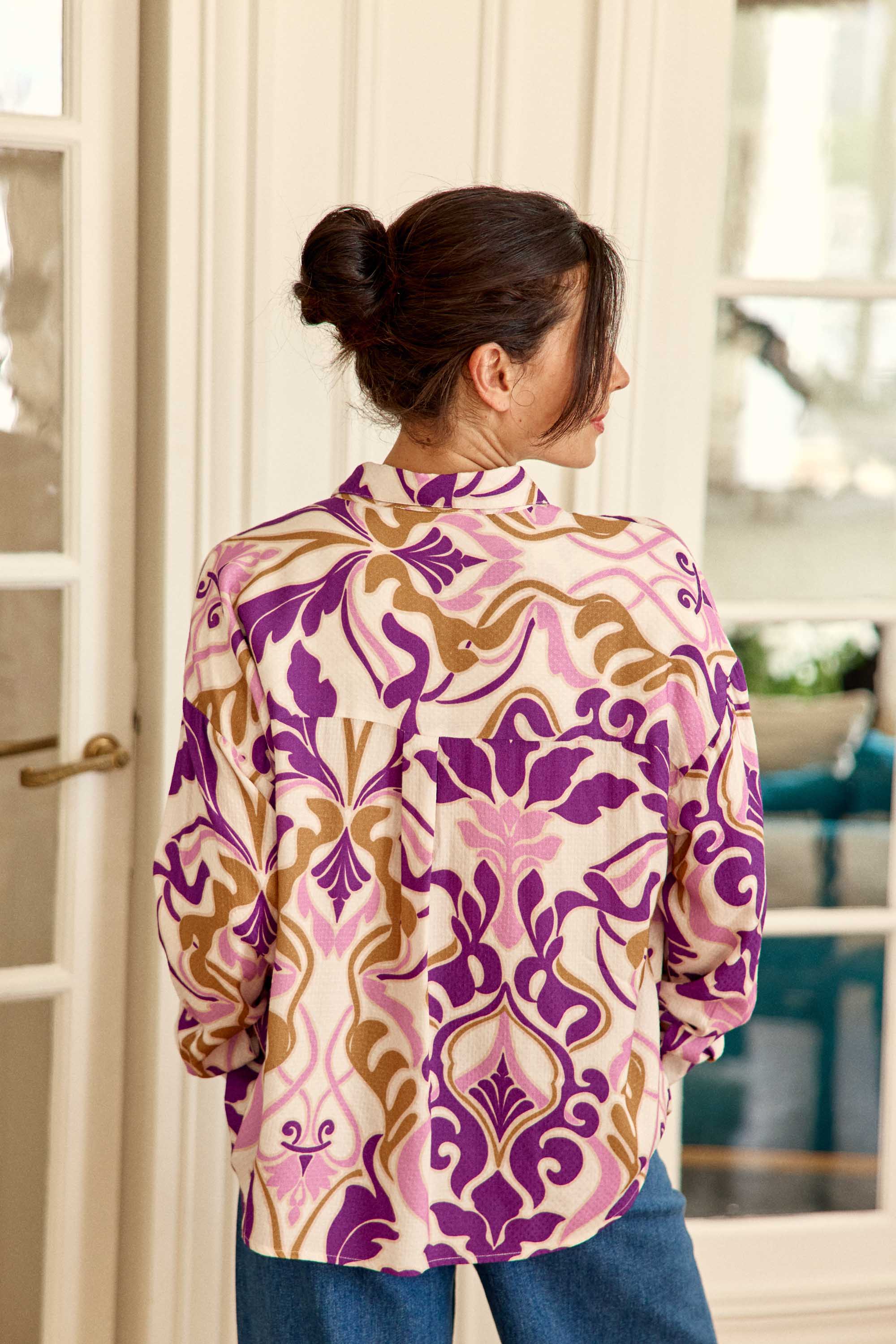Claria Blouse - Purple