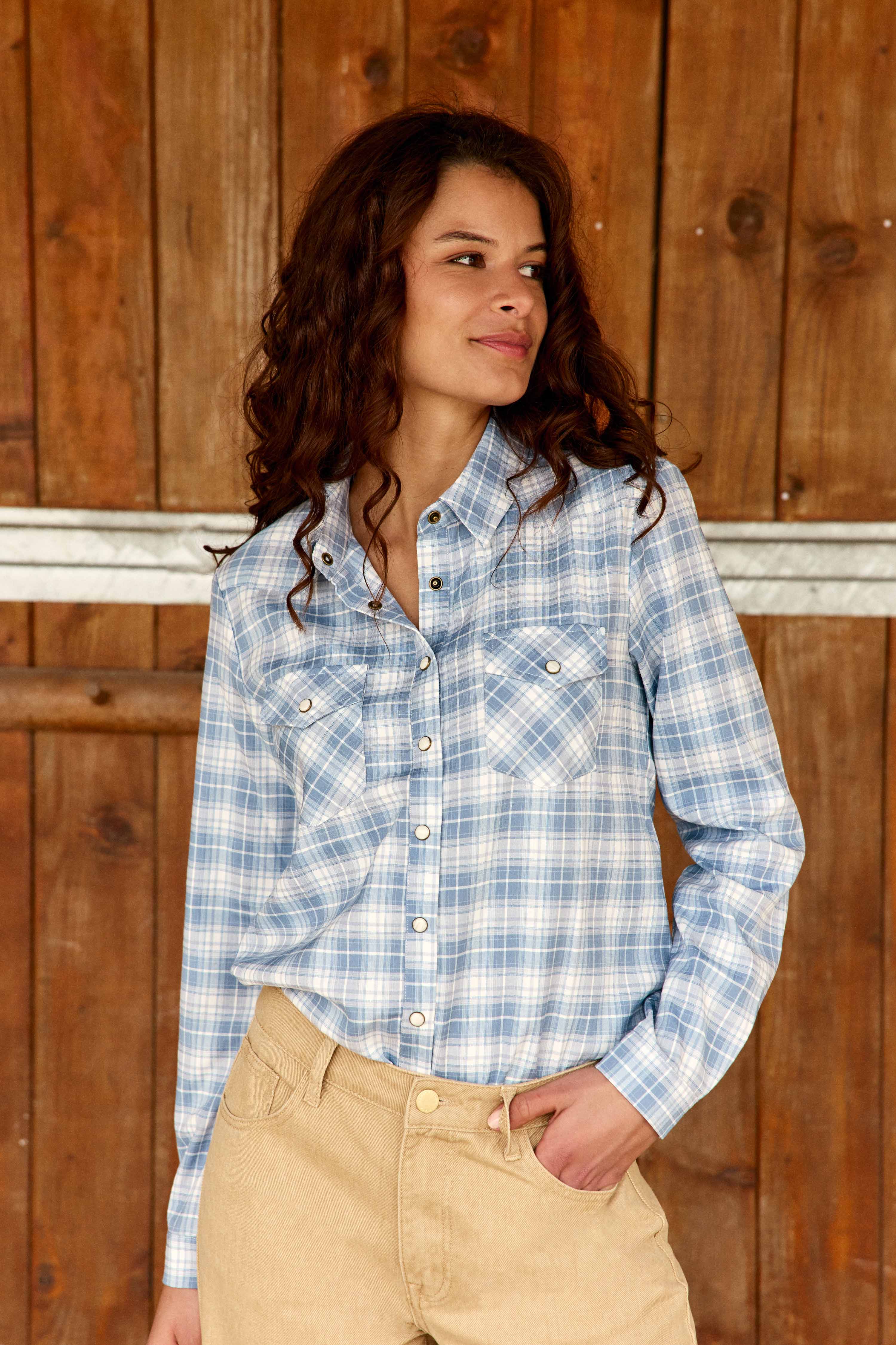 Clau - Chemise à carreaux