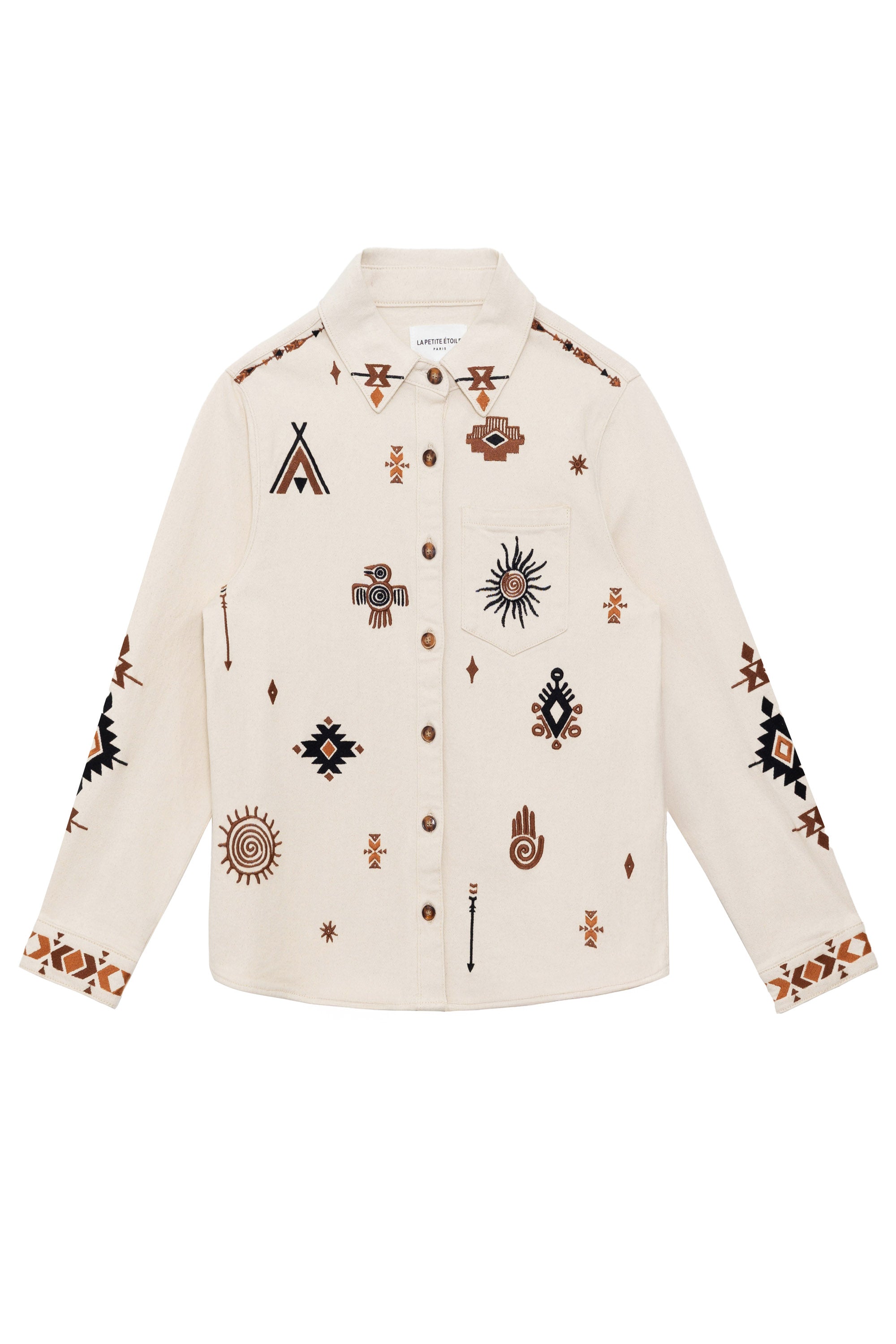 Veste chemise ecru - Clems