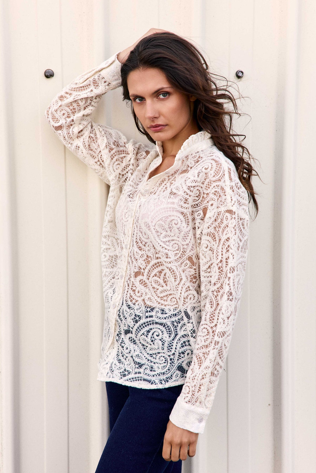 Clozya - Blouse en dentelle