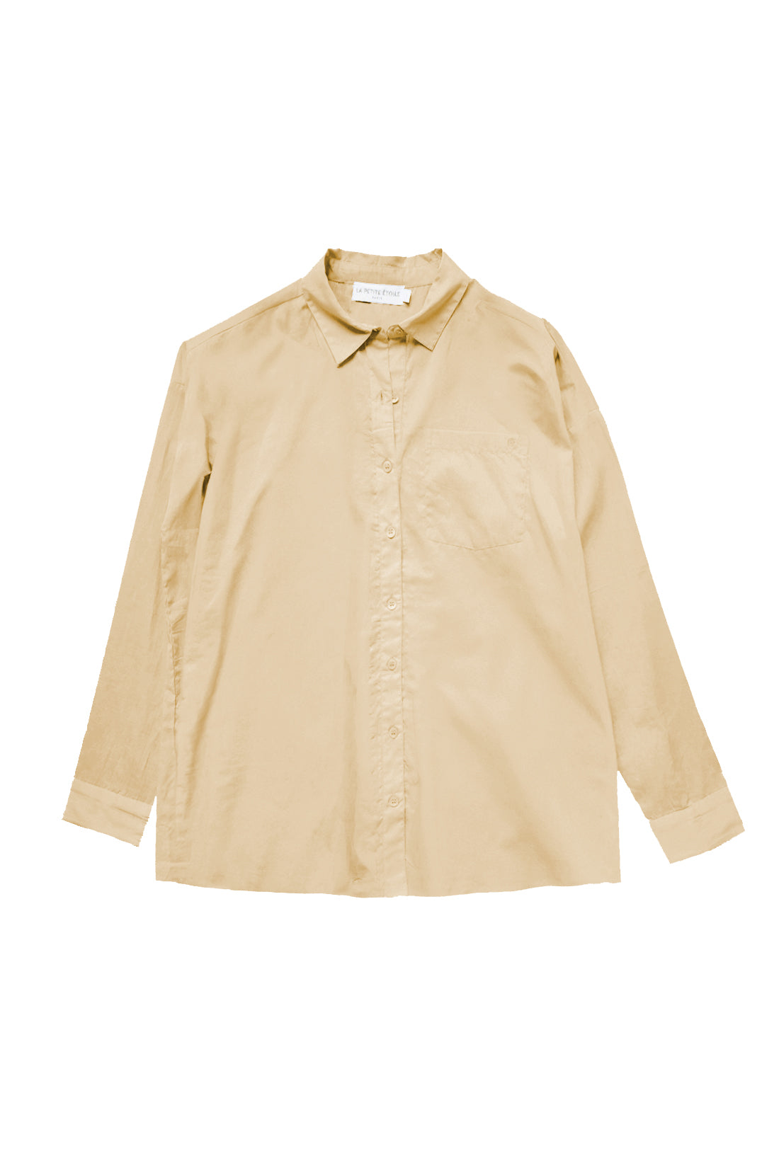 Chemisier droit beige - Coralia